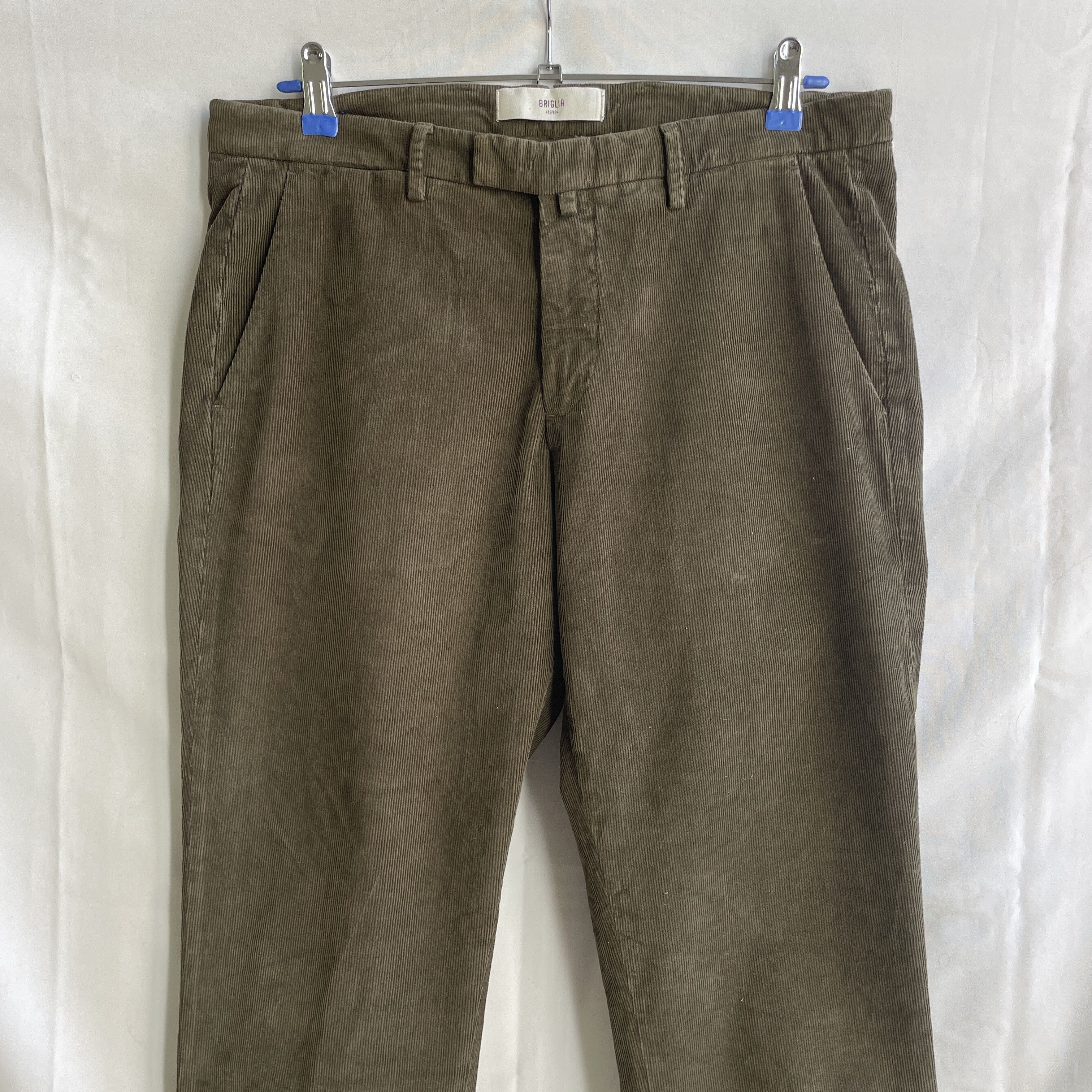 Other Briglia 1949 Slim Fit Corduroy Trousers Size EUR 50 Size US 34 / EU 50 - 3 Thumbnail