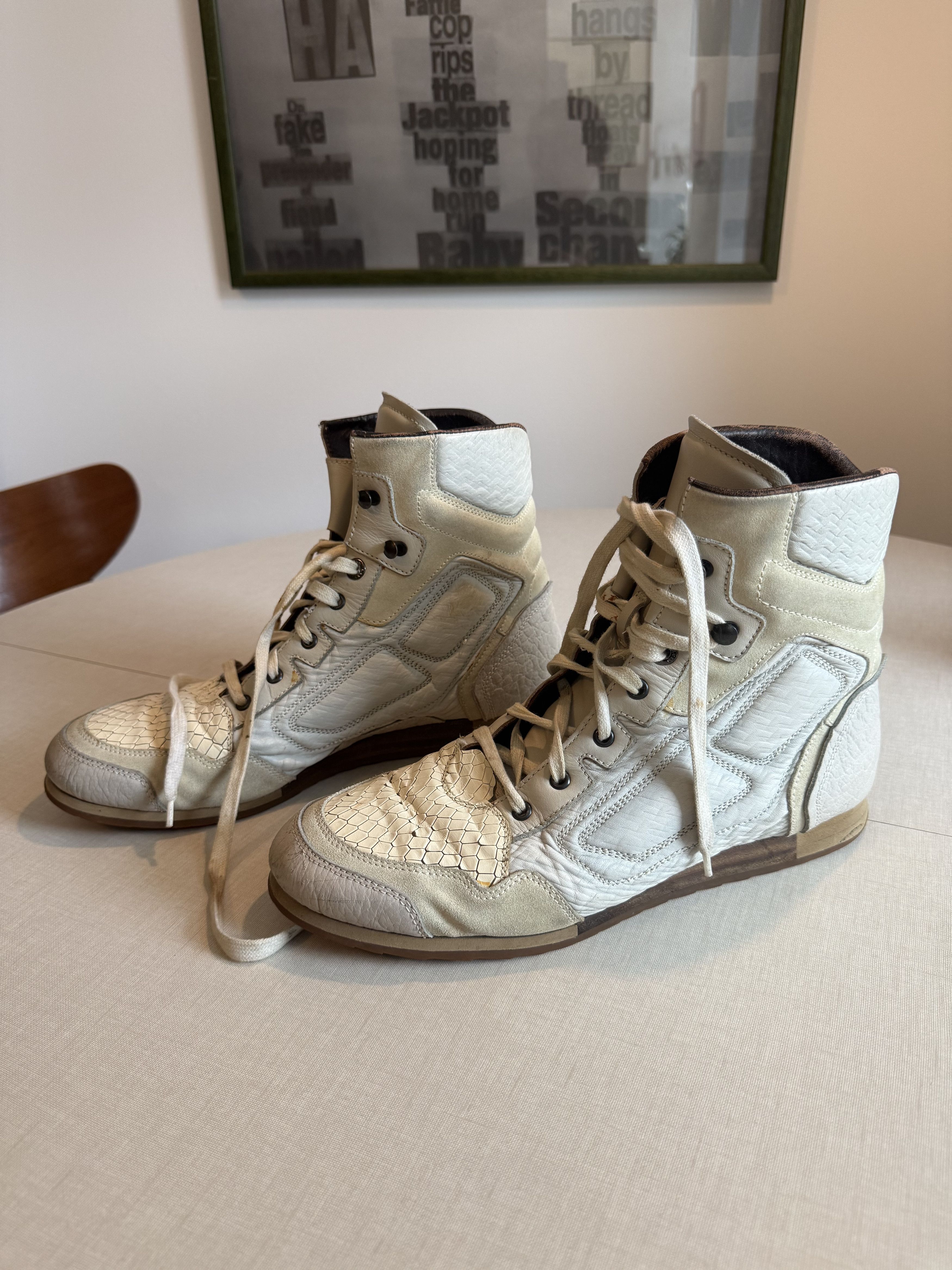 Lanvin Lanvin High Top "Boxing" Sneakers Size US 12 / EU 45 - 3 Thumbnail