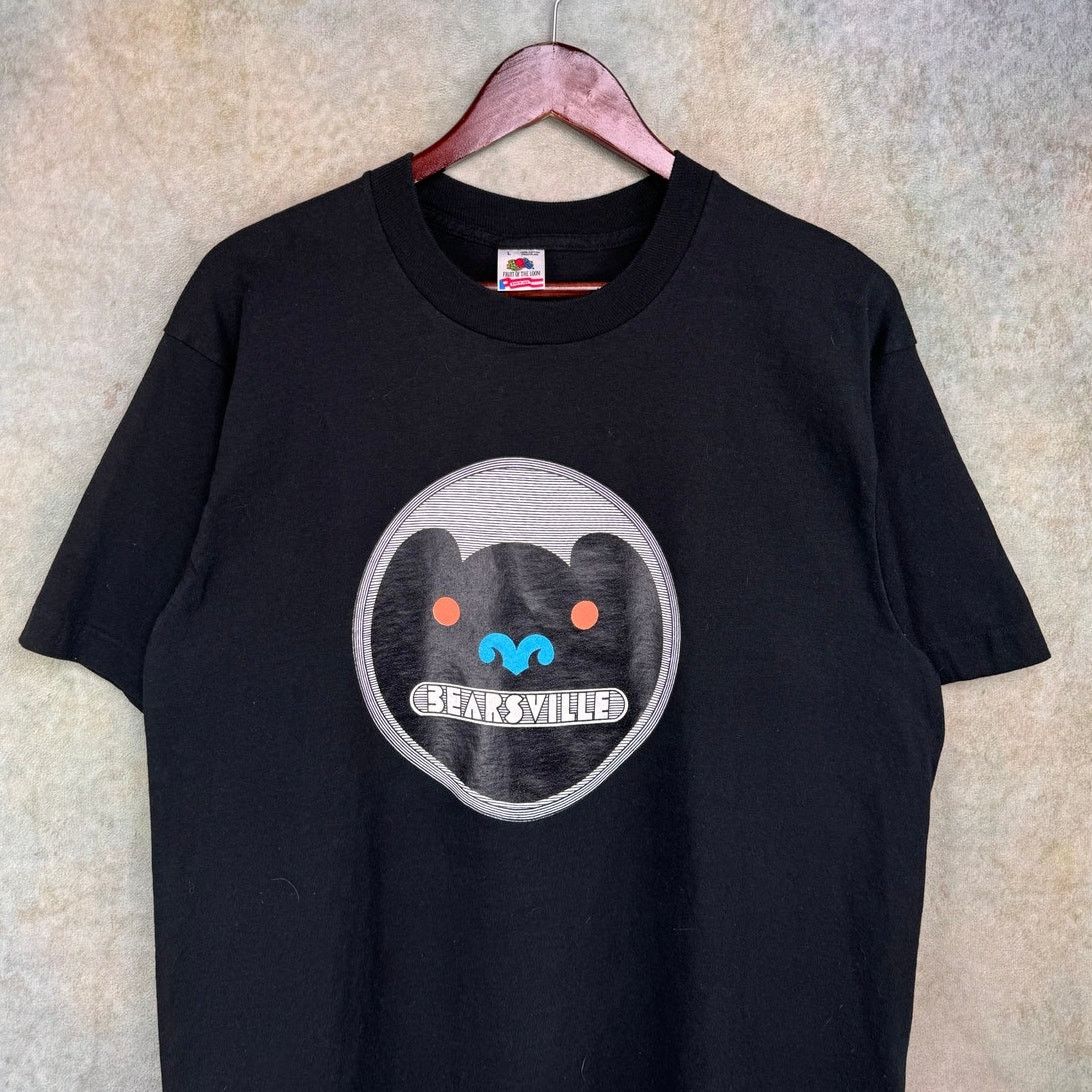 Vintage VTG 90s Bearsville Records T Shirt Mens Sz L Black Size US L / EU 52-54 / 3 - 2 Thumbnail