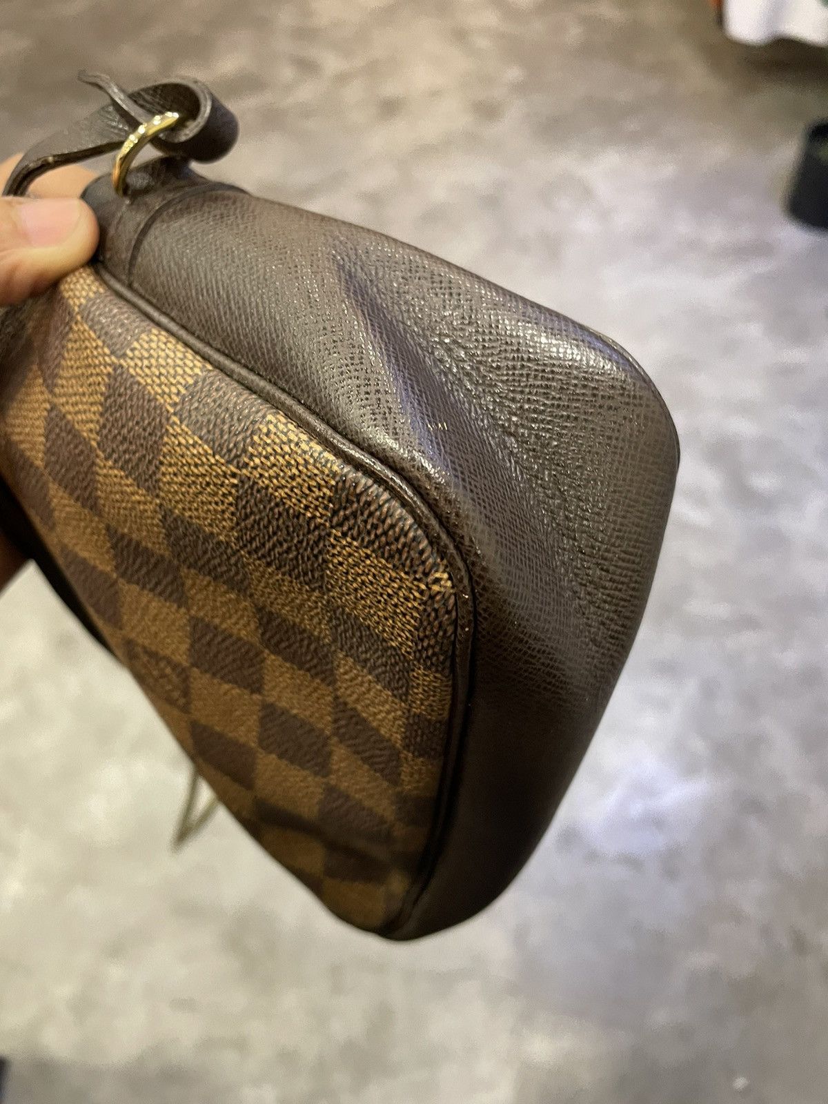 Louis Vuitton LOUIS VUITTON 2001 Damier Top Handle Bag Mini Vintage Size ONE SIZE - 7 Thumbnail
