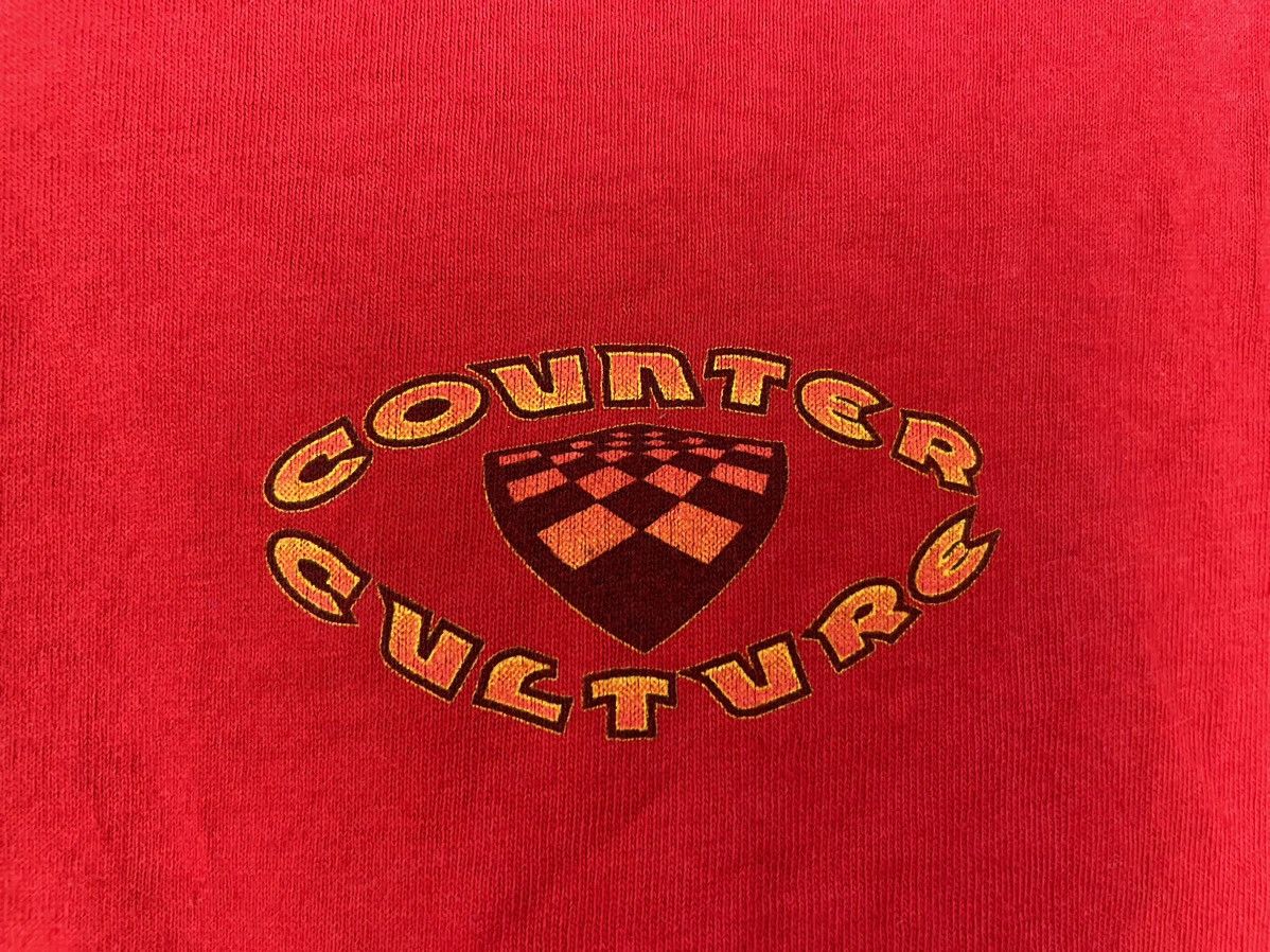 Vintage Vintage 90s Counter Culture streetwear skateboard t shirt Size US L / EU 52-54 / 3 - 4 Thumbnail