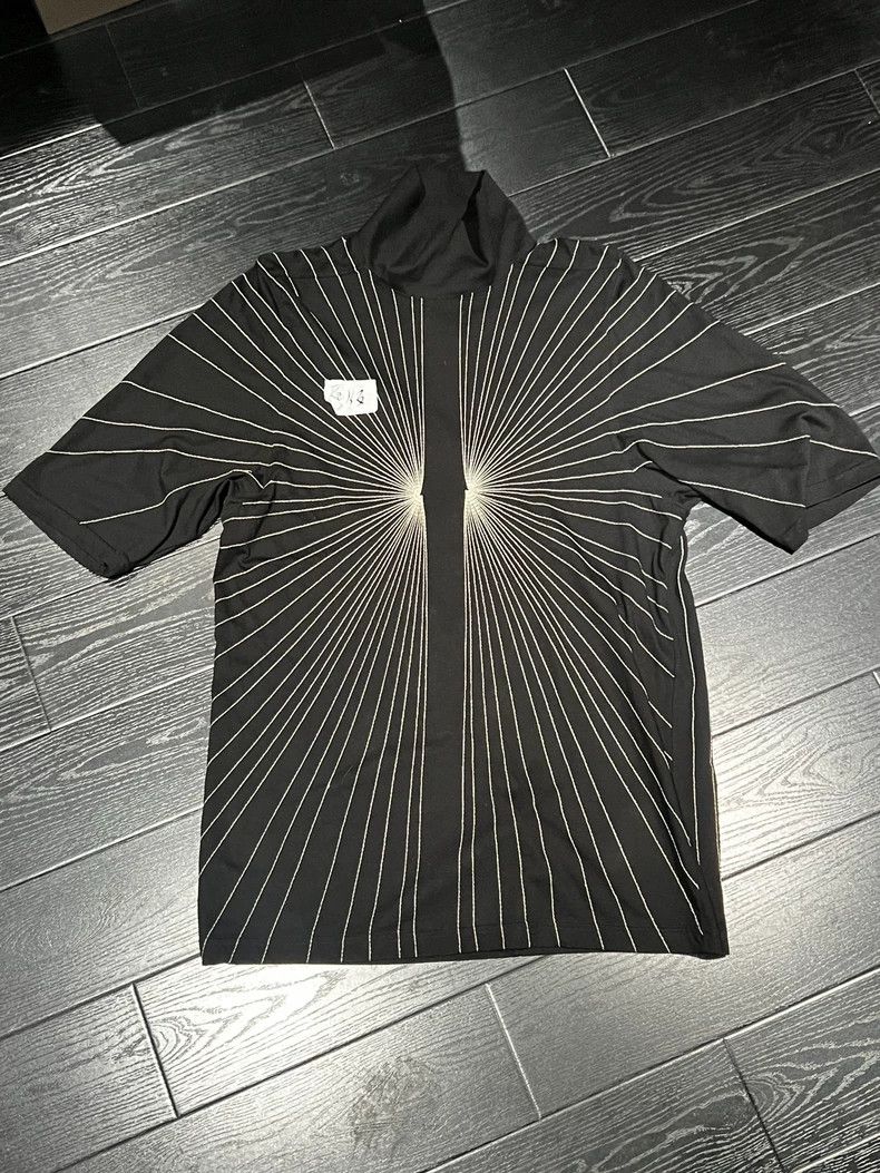 Rick Owens RICK OWENS 17 SS Ray Spider Web Turtleneck Short Sleeve 25 Size US S / EU 44-46 / 1 - 1 Thumbnail