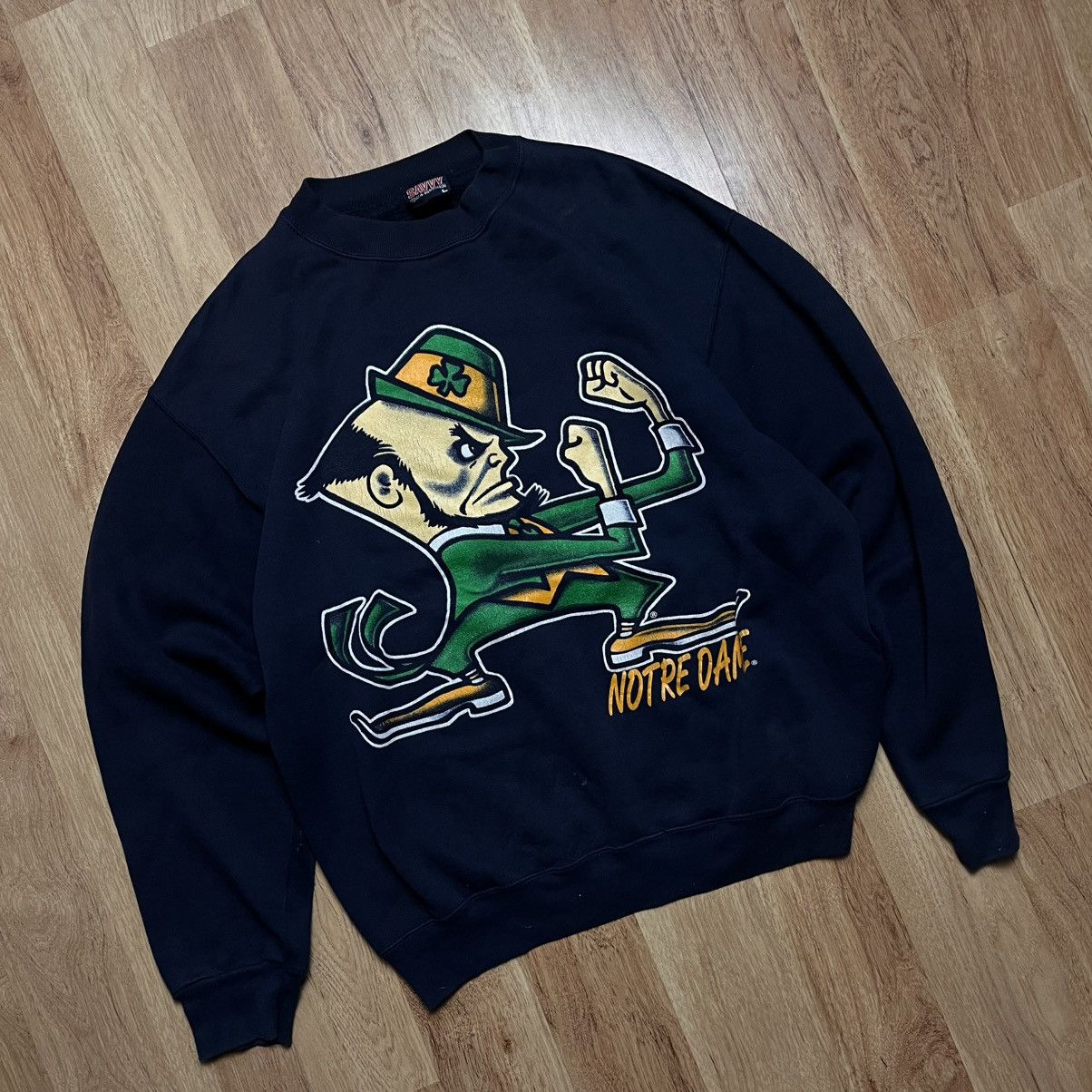 Vintage Vintage Notre Dame Sweatshirt Size US L / EU 52-54 / 3 - 1 Thumbnail