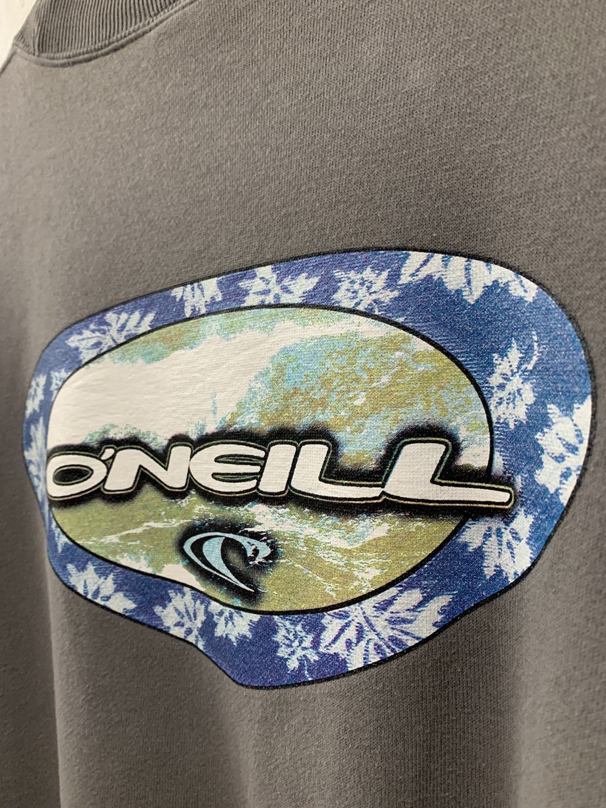 O'Neill Vintage Oneill Sweatshirt Back Print Logo Size US L / EU 52-54 / 3 - 8 Thumbnail