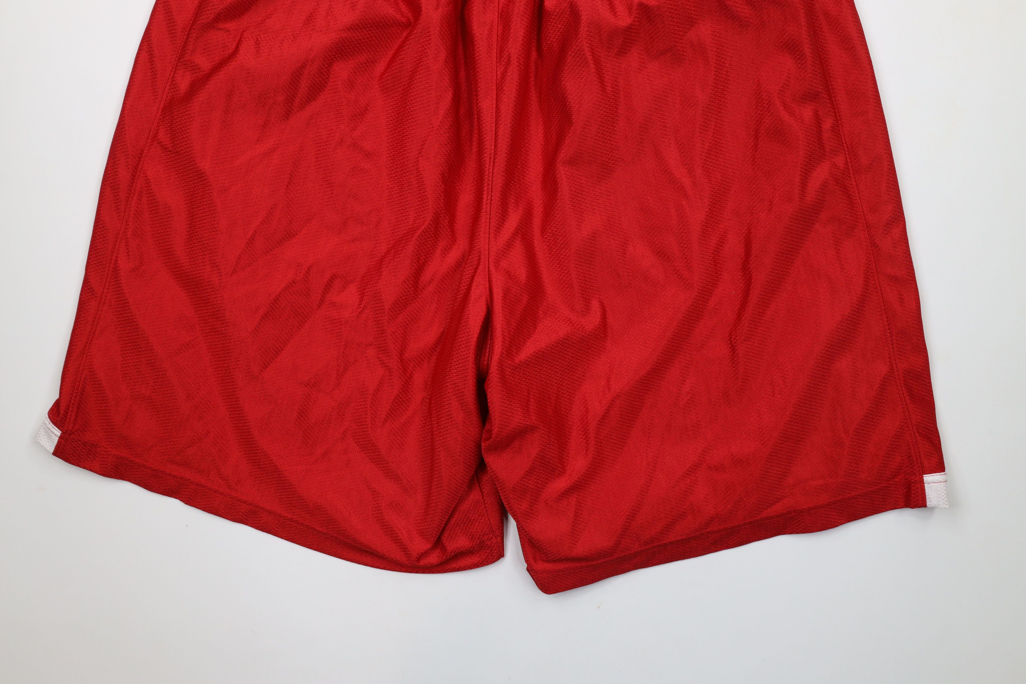 Nike × Vintage Vintage Nike Scott Mini Swoosh Gym Basketball Shorts Red Size US 40 / EU 56 - 12 Thumbnail