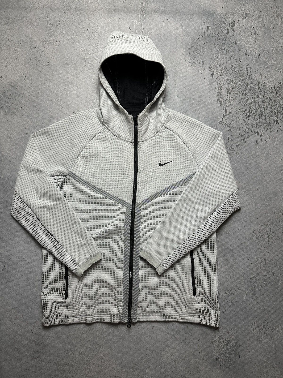Nike Nike Hooded Jacket Zip Up Tech Fleece Hoodie Drill y2k Ziper Size US XL / EU 56 / 4 - 2 Thumbnail