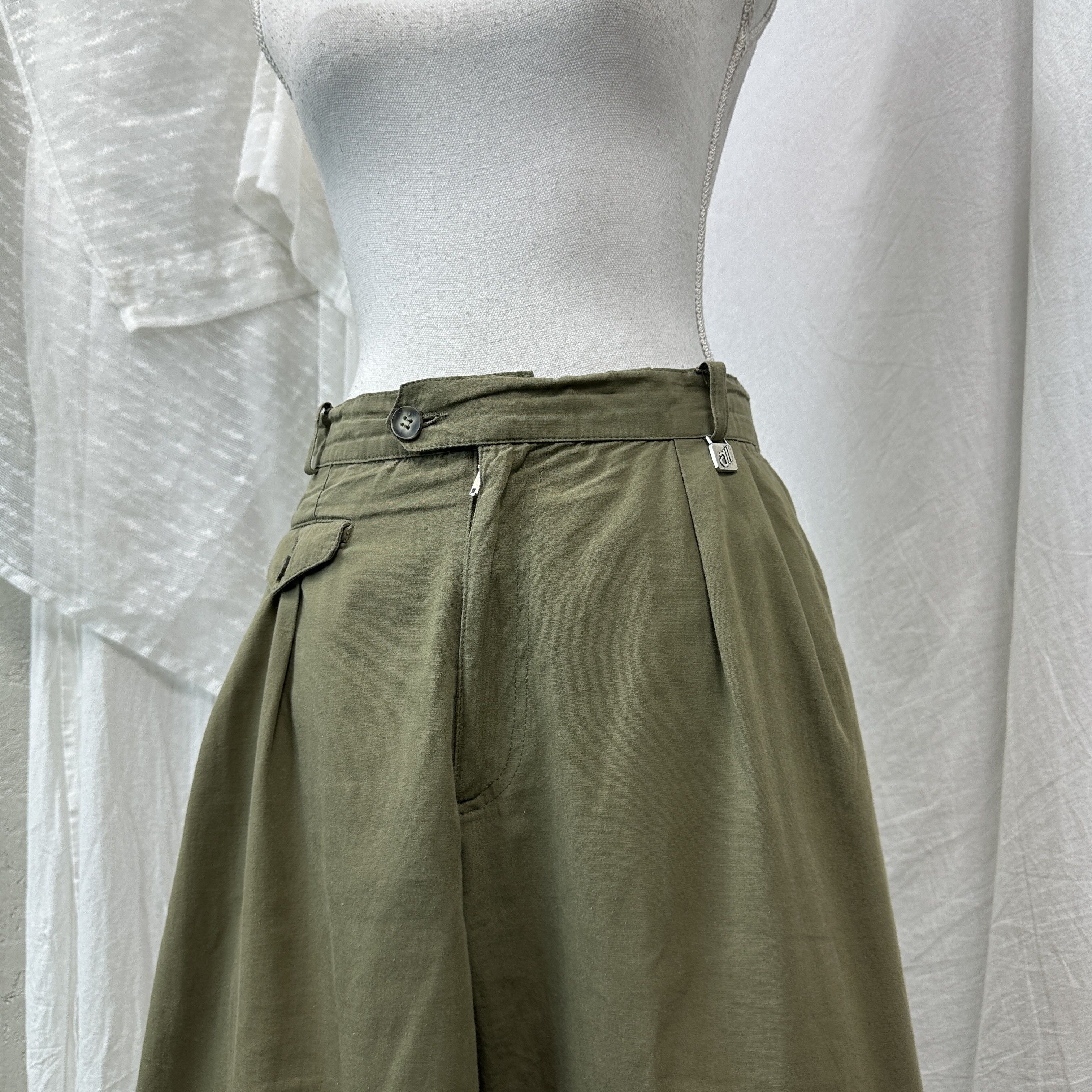 Frame Vintage Military Styled Baggy Wide Leg Pants 90s Size 26" / US 2 / IT 38 - 9 Thumbnail