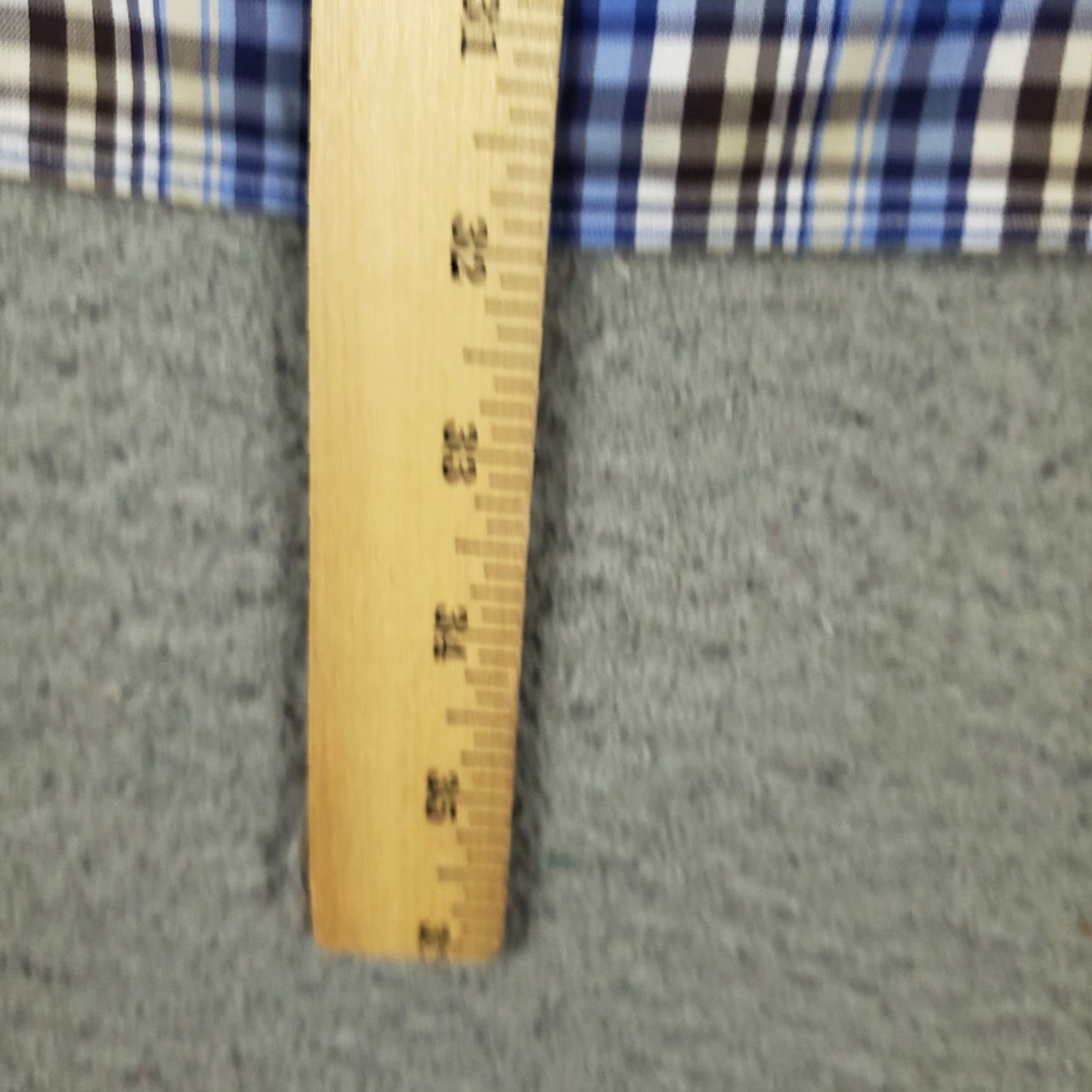 David Donahue David Donahue Shirt Mens M Blue Plaid Casual Button-Up Long Sleeve Size US M / EU 48-50 / 2 - 4 Thumbnail