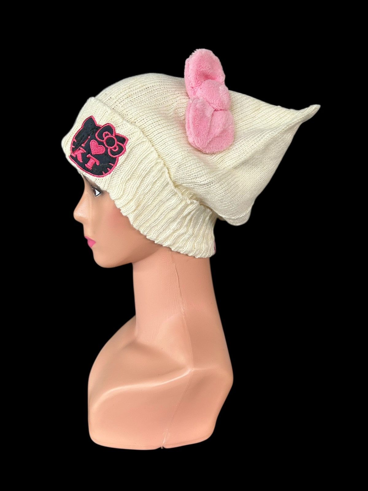 Japanese Brand × Kapital × Vintage I 🩷 HELLO KITTY BUNNY HORN DEVIL BEANIE HATS Size ONE SIZE - 2 Thumbnail