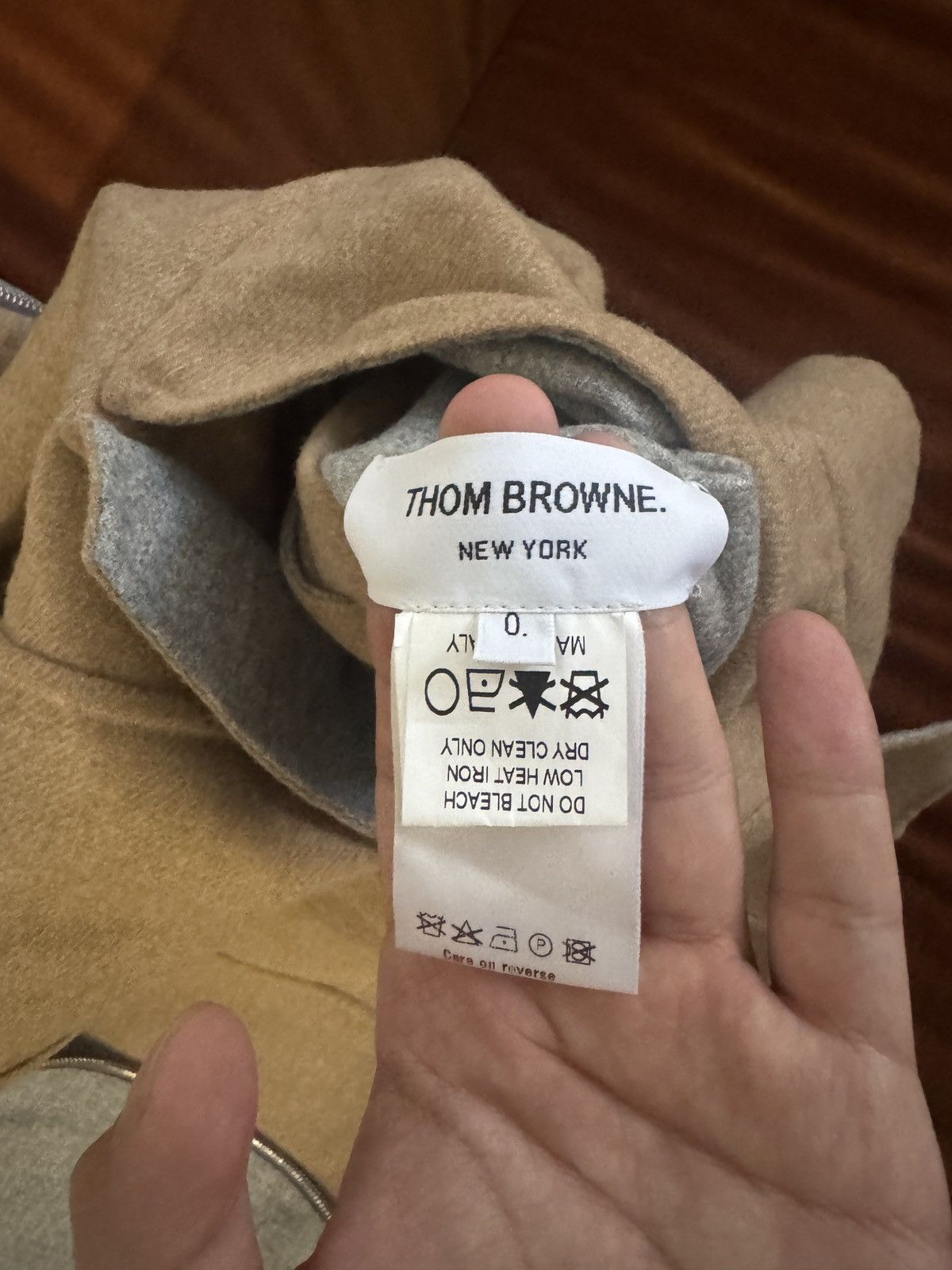 Thom Browne Reversible Thom Browne Virgin Wool Coate Size US XS / EU 42 / 0 - 2 Thumbnail