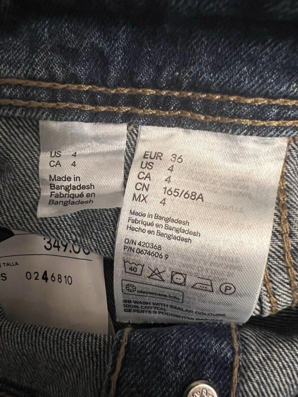 H&M HM DIVIDED womens denim full button front skirt size 4 EUC Size 27" / US 4 / IT 40 - 5 Thumbnail