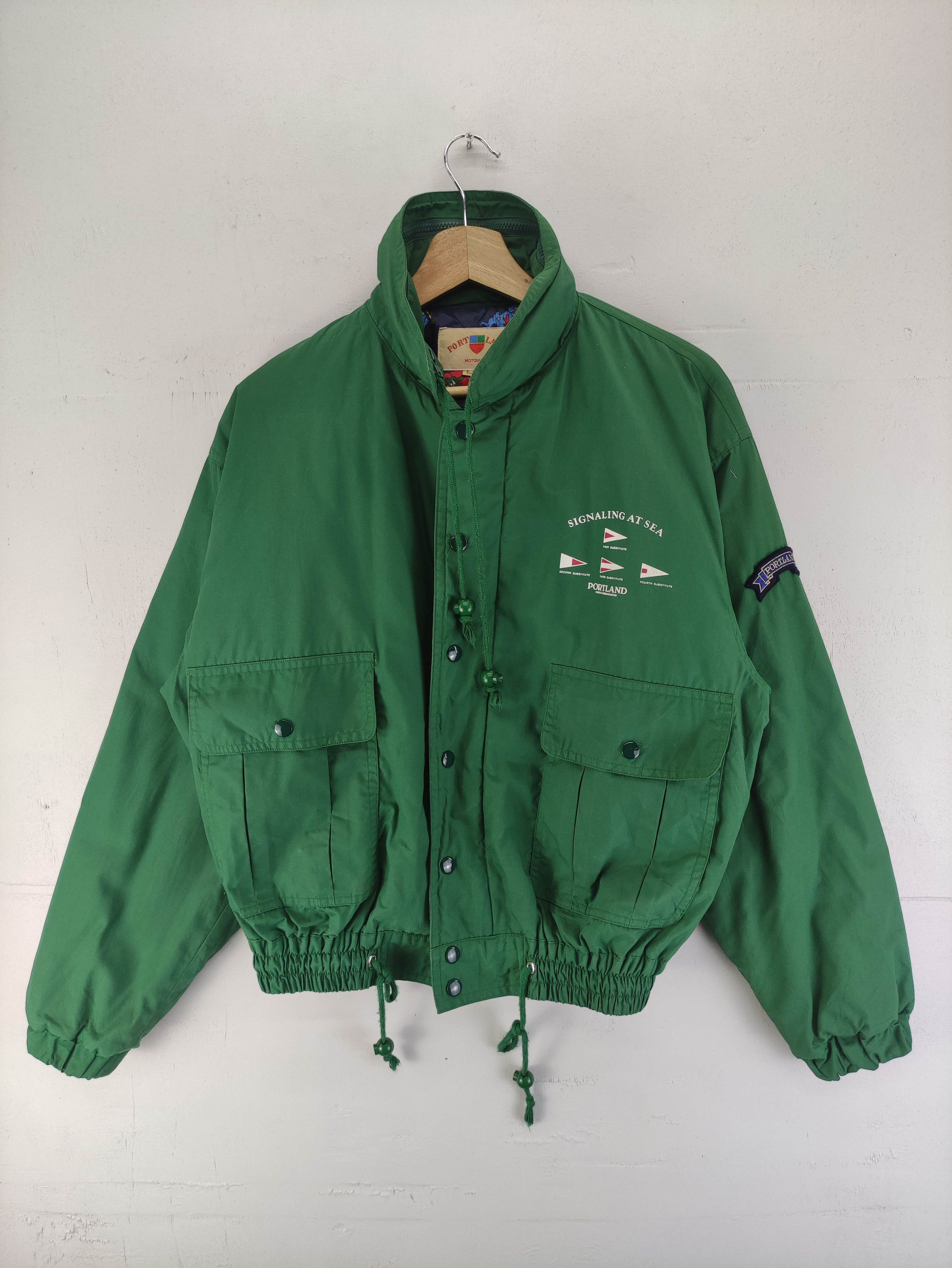 Japanese Brand Vintage PortLand Motomachi Communication Jacket Zipper Size US L / EU 52-54 / 3 - 1 Thumbnail