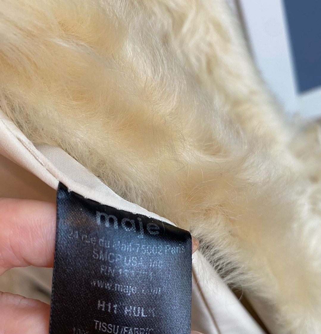 Maje Maje Lambswool Lambskin Mongolian Coat Size S / US 4 / IT 40 - 5 Thumbnail