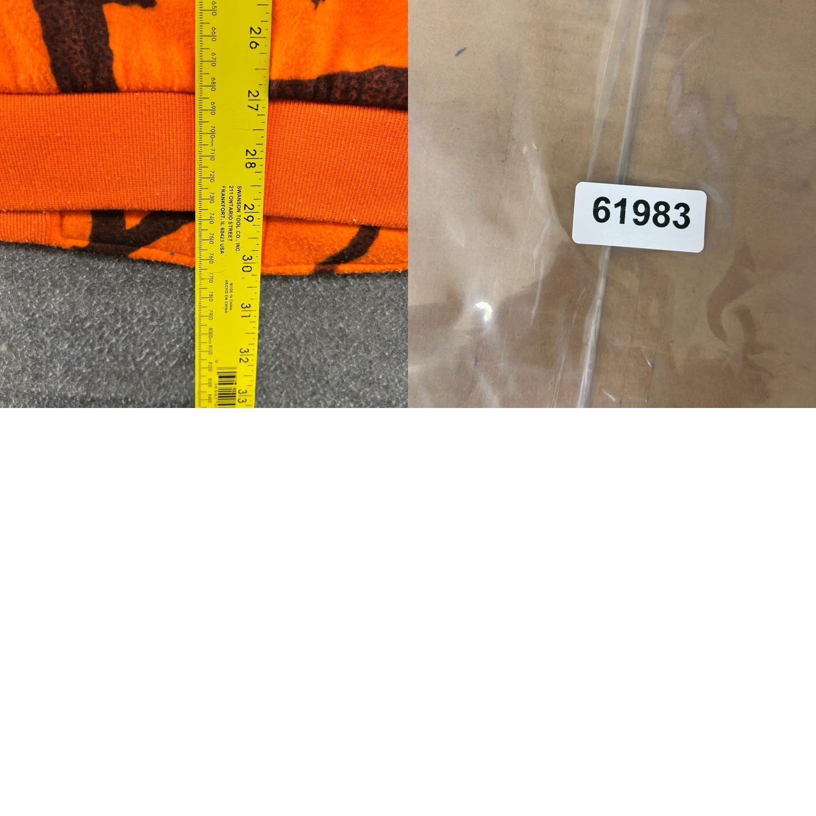 Vintage VINTAGE Huntworth Hoodie Mens 2XL Orange Black Hunting Polyester Camo Thermal Size US XXL / EU 58 / 5 - 9 Thumbnail