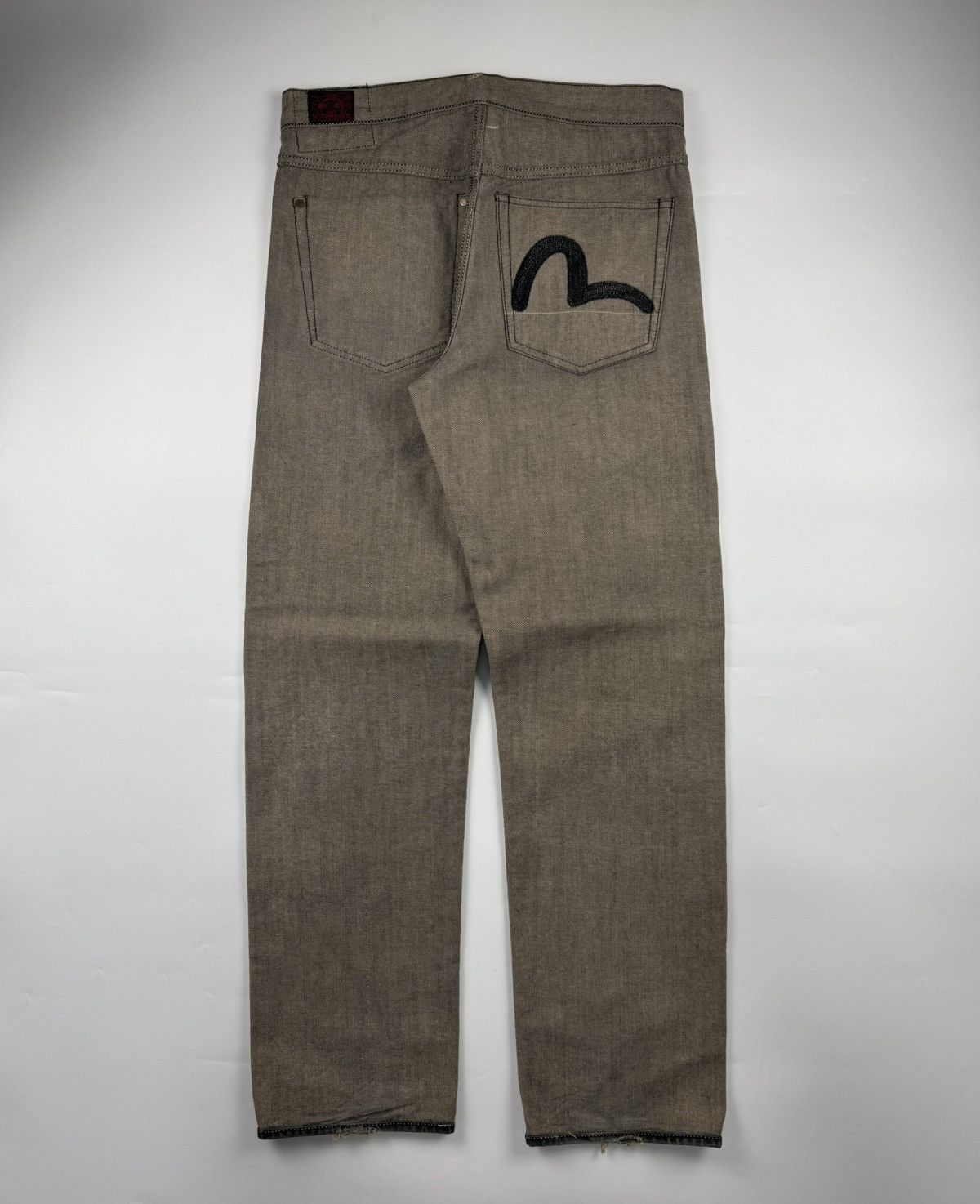 Evisu Evisu Lot 0049 Embroidered Seagull Reversible Jeans Size US 31 - 3 Thumbnail