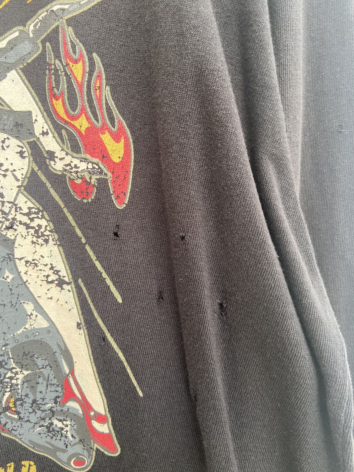 Japanese Brand Air Force t shirt long sleeve War Smack distressed Size US XL / EU 56 / 4 - 5 Thumbnail
