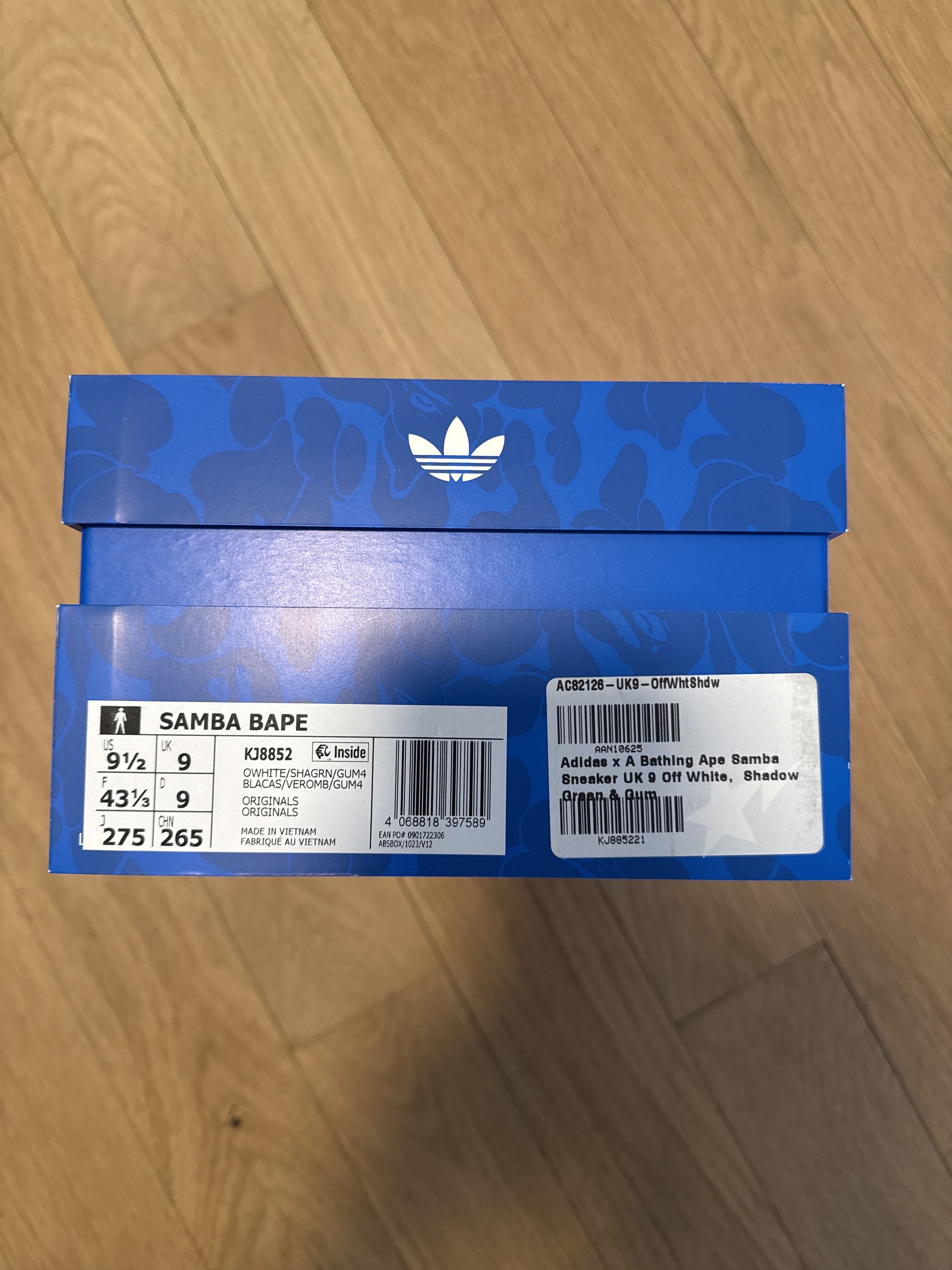 Adidas × Bape 2026 Adidas X Bape Samba White and Green Colorway Size US 9.5 / EU 42-43 - 6 Thumbnail