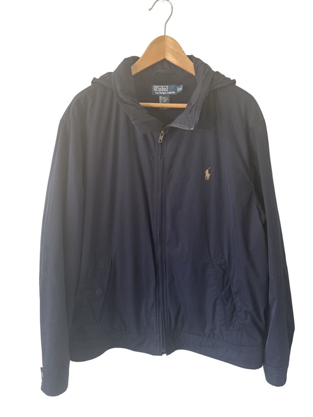 Polo Ralph Lauren Men's Polo Ralph Lauren Jacket XL Navy Blue Full Zip Hooded Size US XL / EU 56 / 4 - 6 Thumbnail