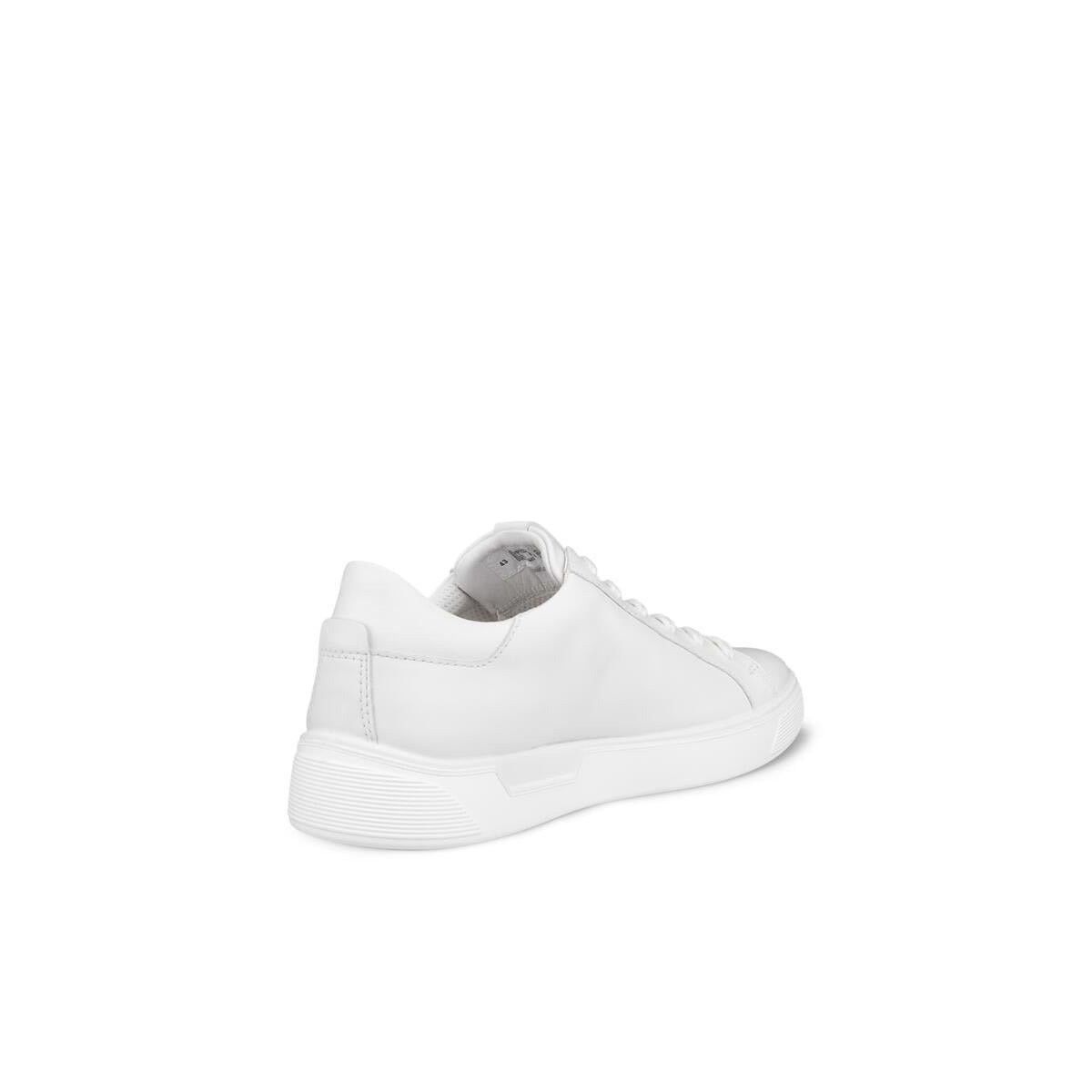 Ecco ECCO MEN'S 46 STREET TRAY TRIPLE WHITE CASUAL LEATHER SNEAKE Size US 12 / EU 45 - 5 Thumbnail