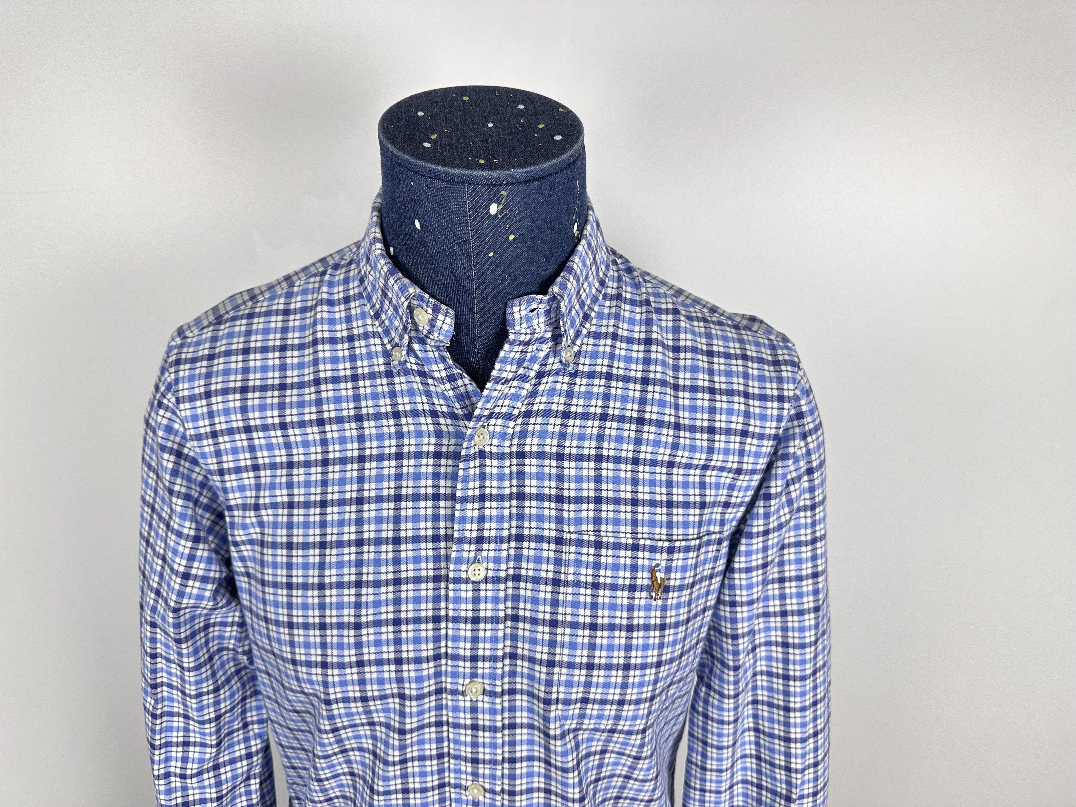 Polo Ralph Lauren × Ralph Lauren Ralph Lauren Button Down Shirt Blue Plaid Long Sleeve Size S Size US S / EU 44-46 / 1 - 3 Thumbnail