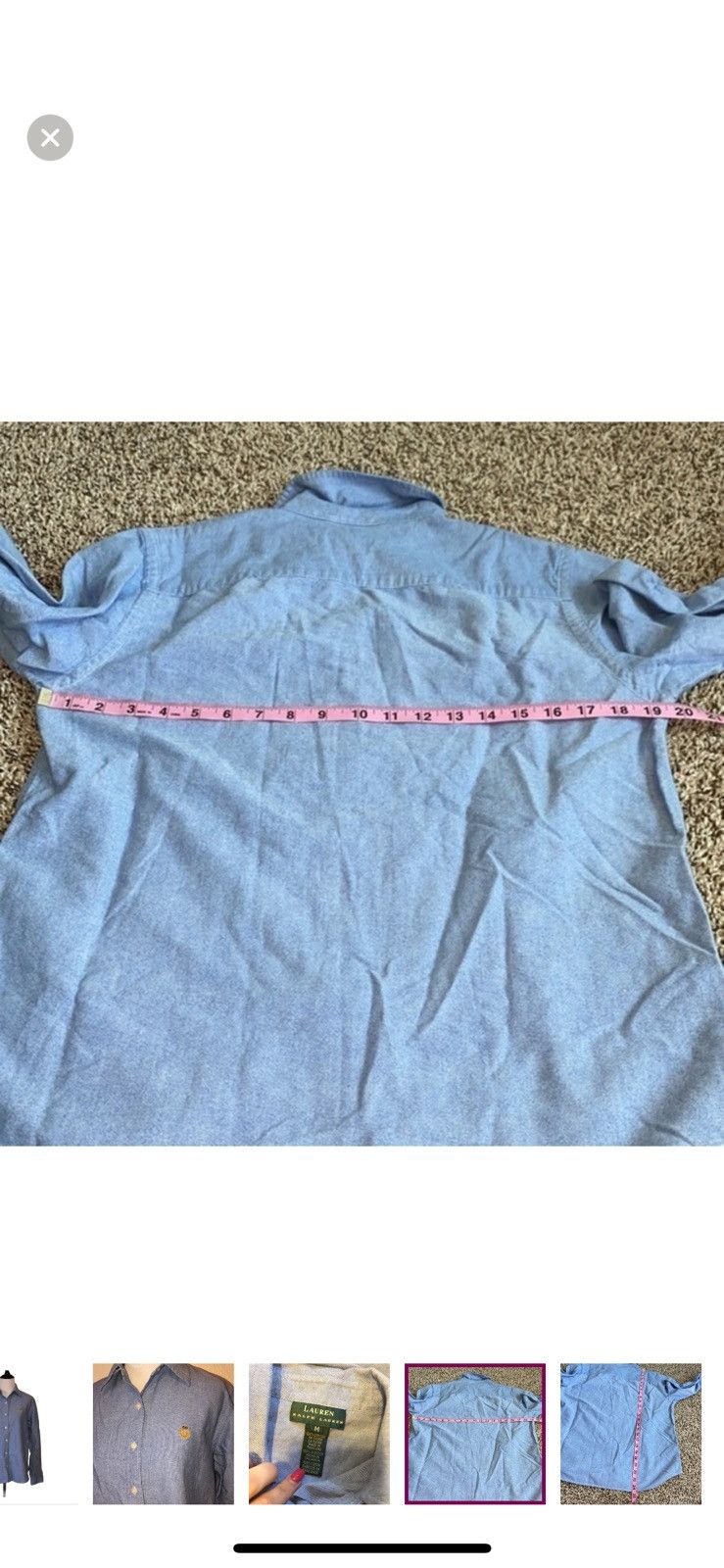 Lauren Ralph Lauren Lauren Ralph Lauren medium button down blouse Size M / US 6-8 / IT 42-44 - 2 Thumbnail