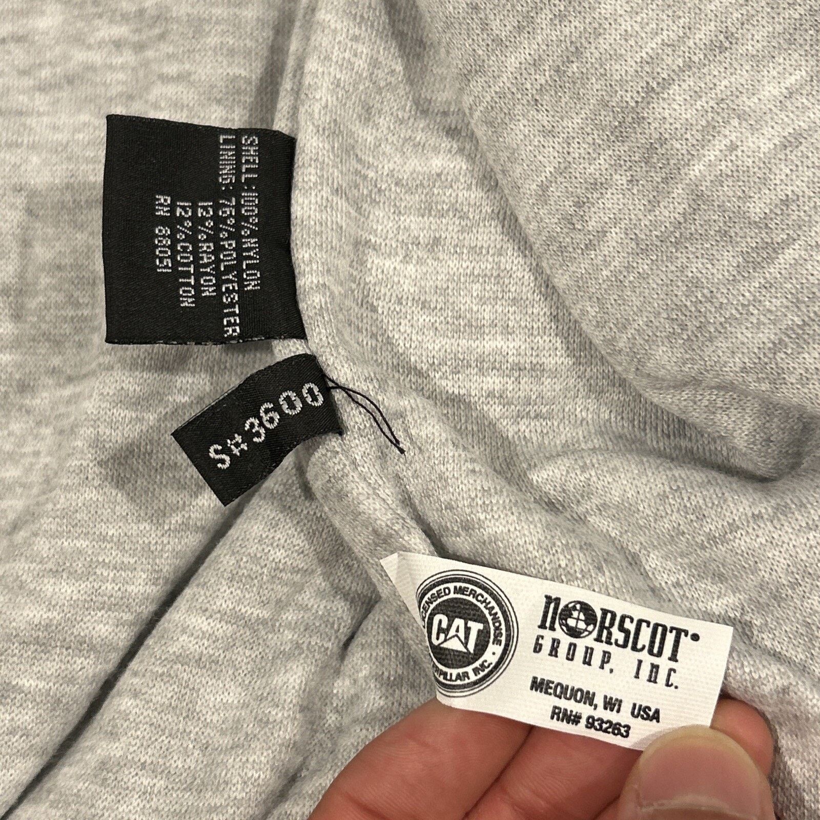 Carhartt Cat Mining Company Windbreaker Jacket XL Lined Blocktec Size US XL / EU 56 / 4 - 12 Thumbnail