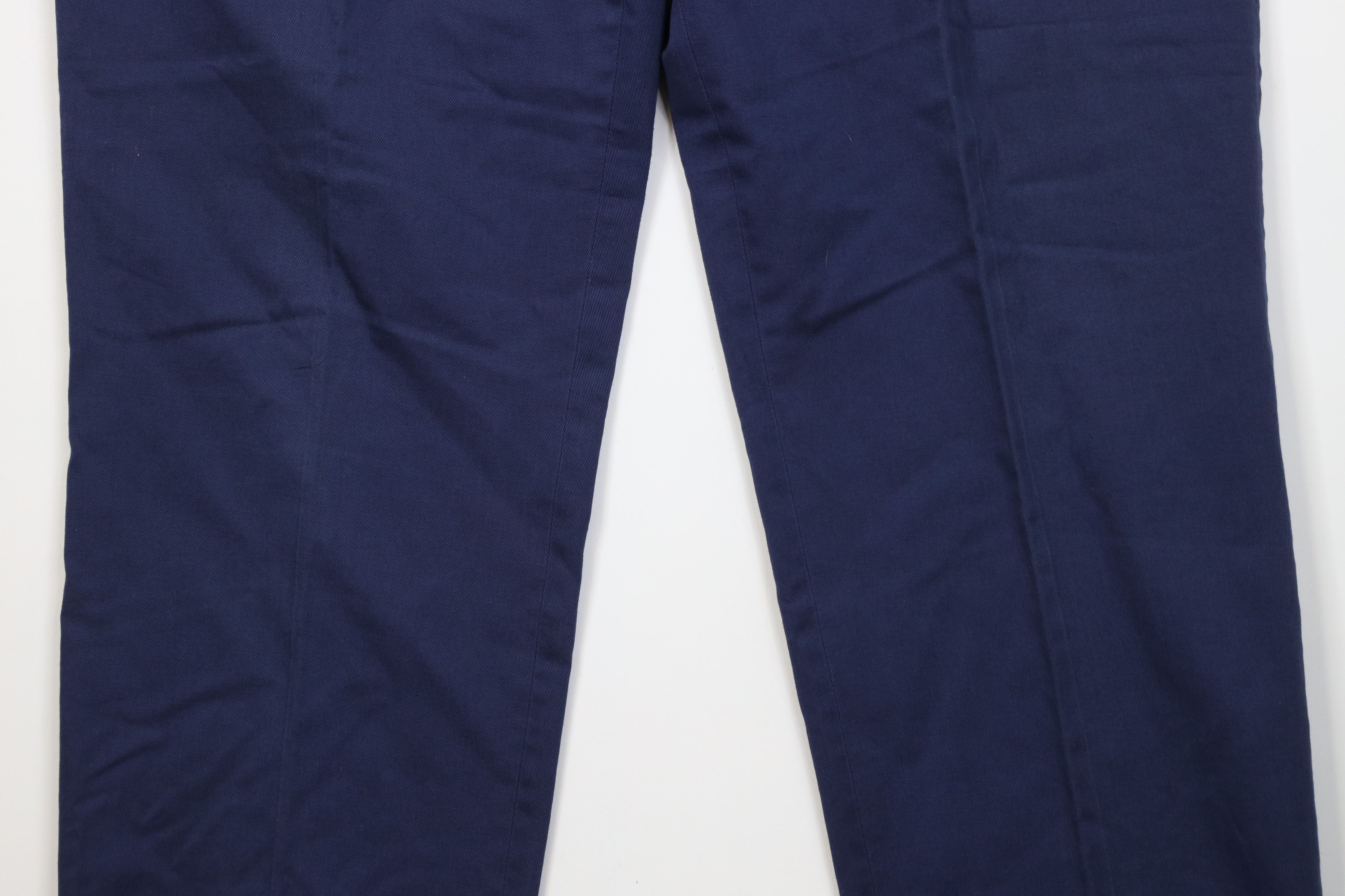 Eddie Bauer Vintage 90s Eddie Bauer Twill Wide Leg Chino Pants Blue Size US 40 / EU 56 - 3 Thumbnail