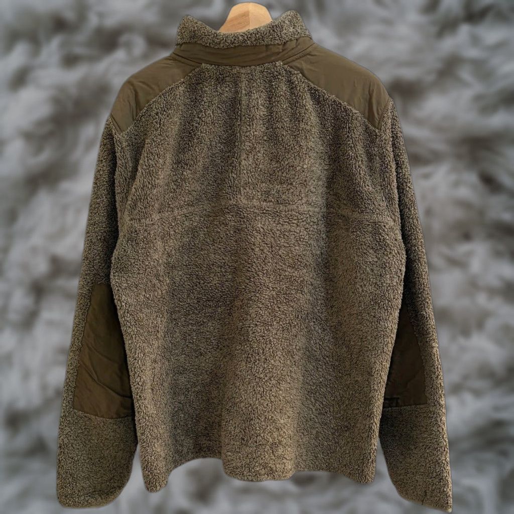 Vintage L.L.Bean Jacket Men XL Tan Hi-Pile Sherpa Fleece Full Zip Elbow Patch Outdoor Size US XL / EU 56 / 4 - 1 Thumbnail