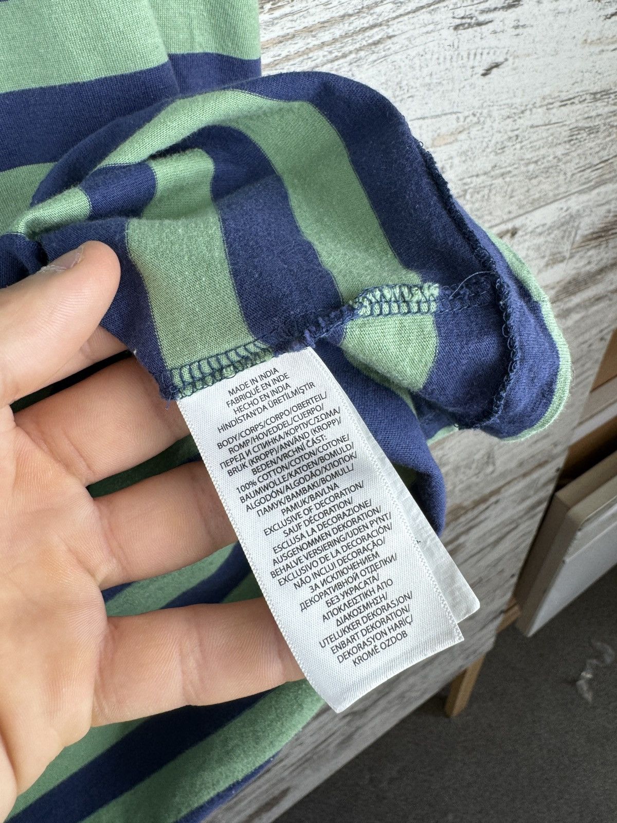Polo Ralph Lauren × Vintage Mens Vintage Polo Ralph Lauren striped tee streetwear y2k Size US XL / EU 56 / 4 - 5 Thumbnail