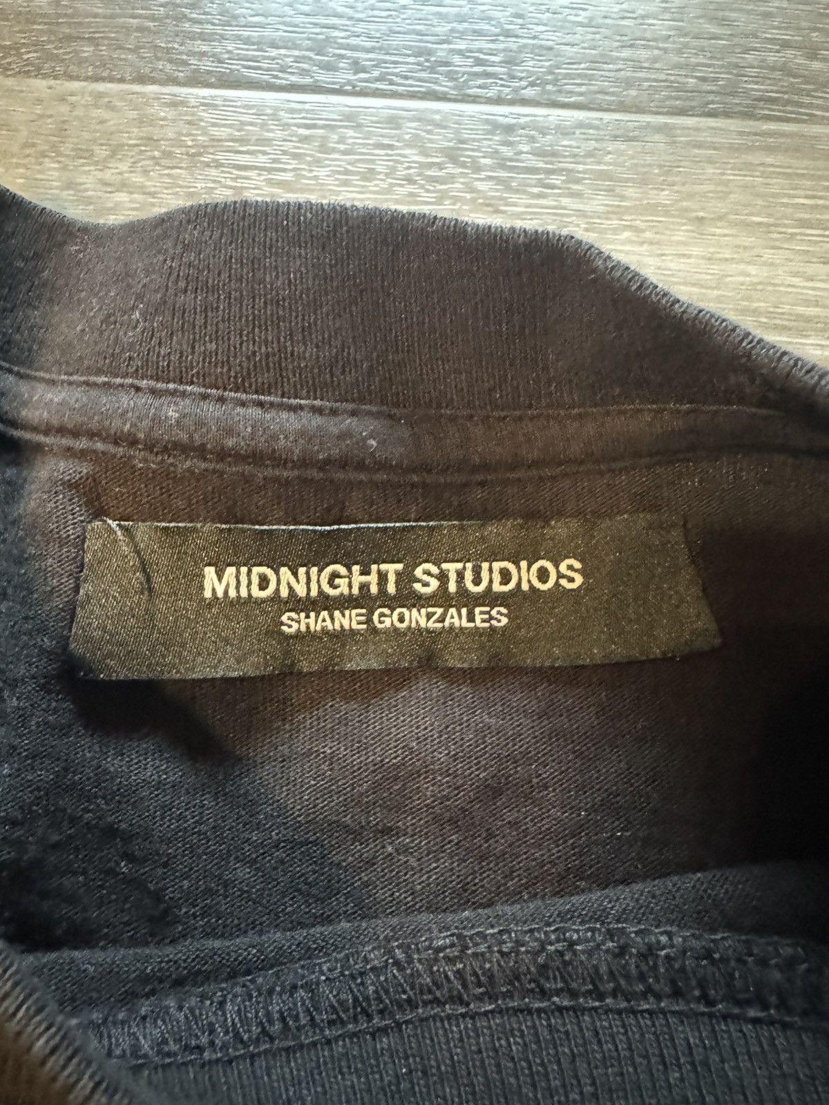 Midnight Studios Midnight Studios By Shane Gonzalez Black Logo Tee Size US S / EU 44-46 / 1 - 3 Thumbnail