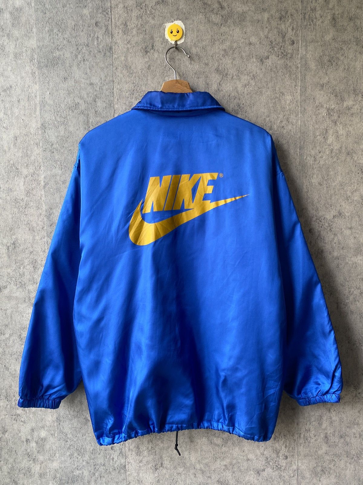 Nike Vintage 90s Nike Grey Tag Nylon Coach Jacket Size US M / EU 48-50 / 2 - 4 Thumbnail