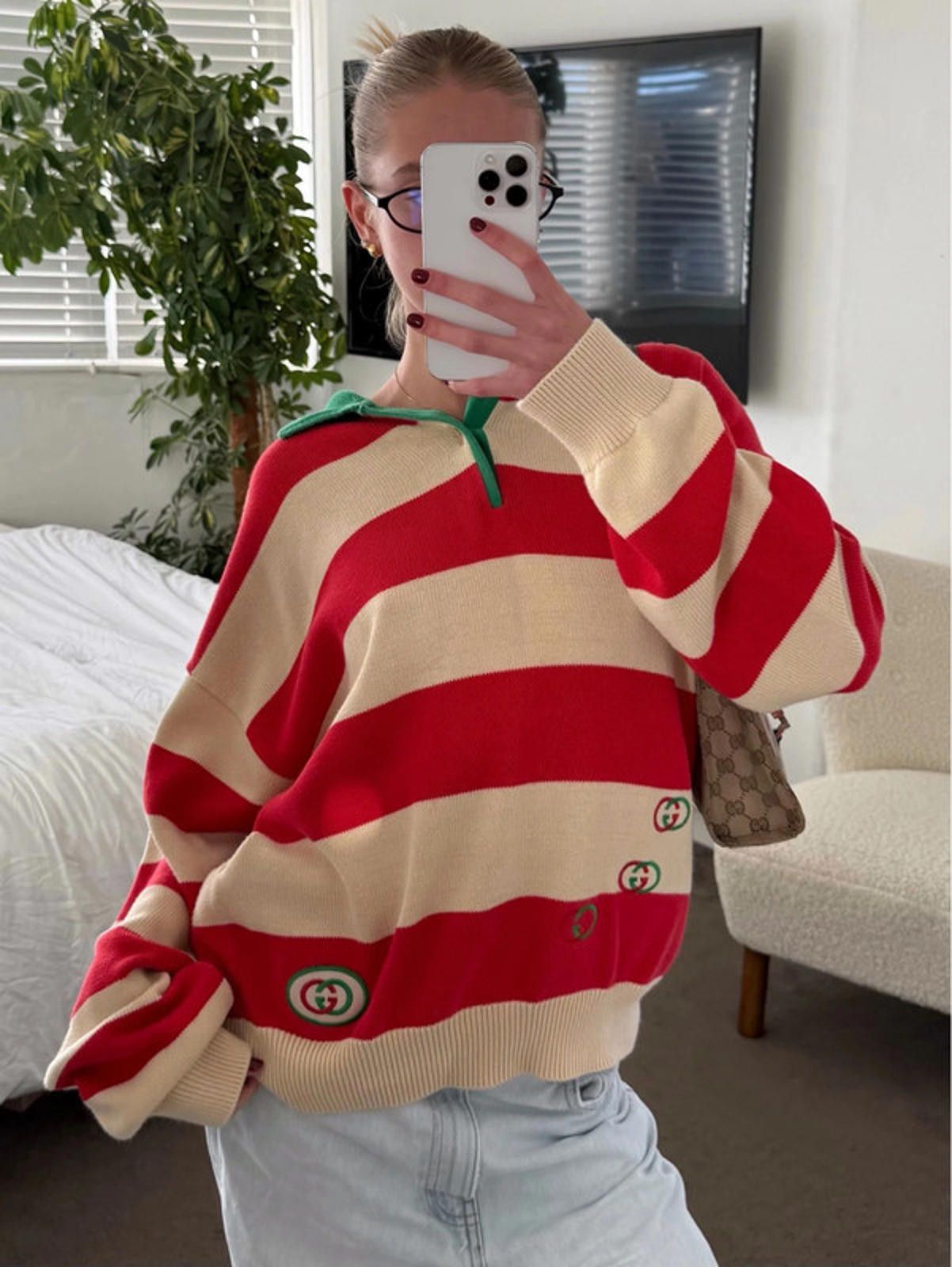 Gucci Gucci striped knit polo jumper Size XL / US 12-14 / IT 48-50 - 4 Thumbnail