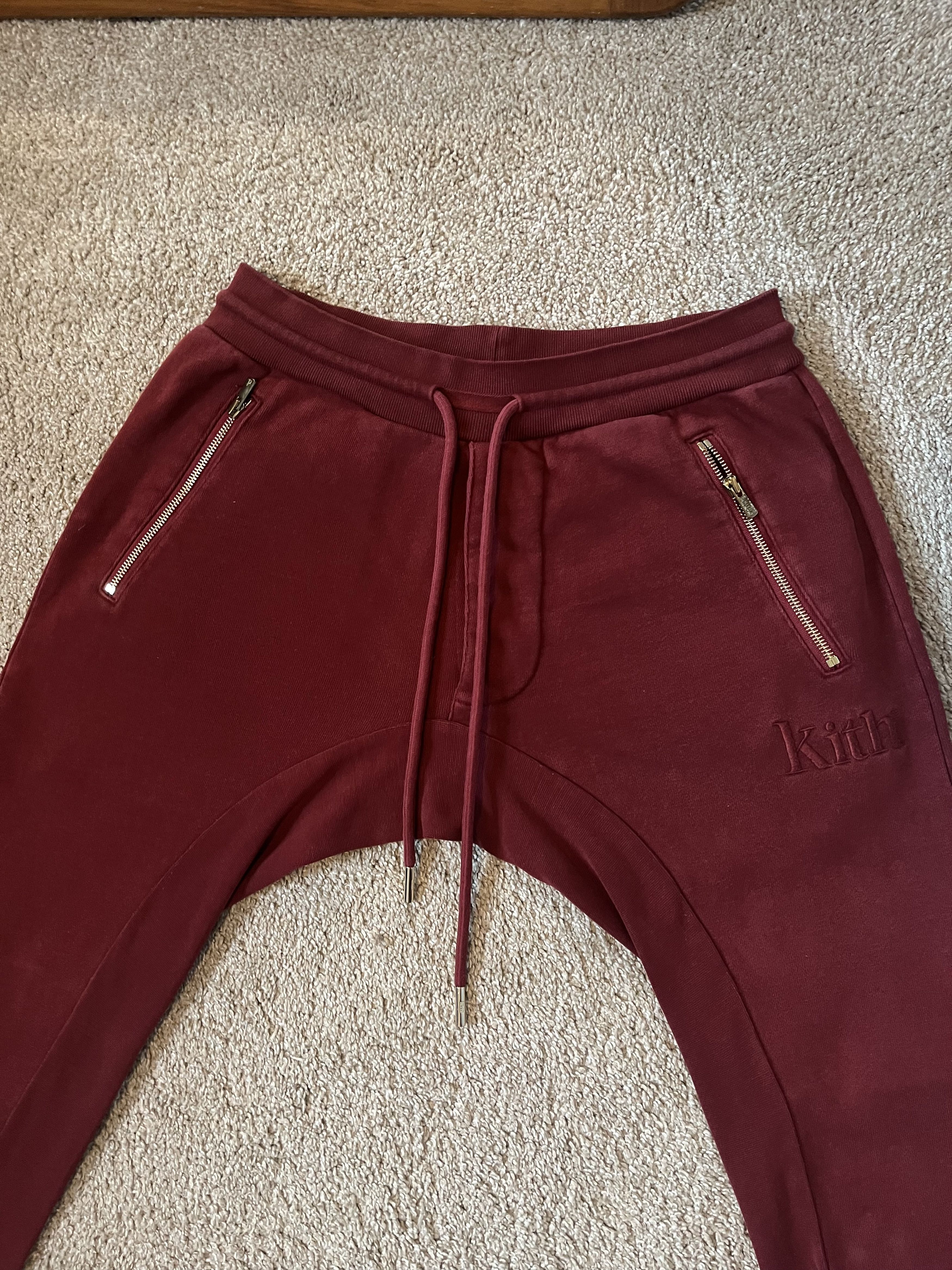 Kith Kith Bleecker Sweatpants - Rust FW18 Size US 30 / EU 46 - 2 Thumbnail