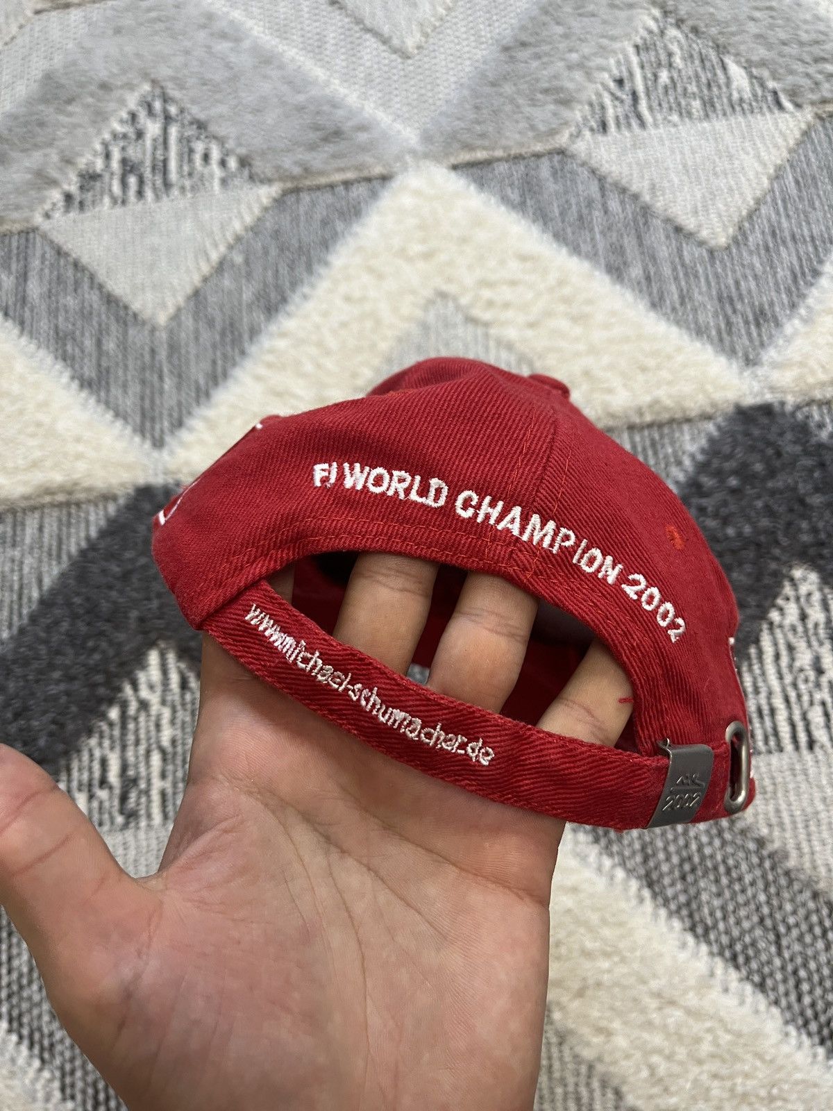 Ferrari × Formula 1 × Vintage Vintage F1 World Champion 2002 Schumacher Ferrari Racing Cap Size ONE SIZE - 2 Thumbnail