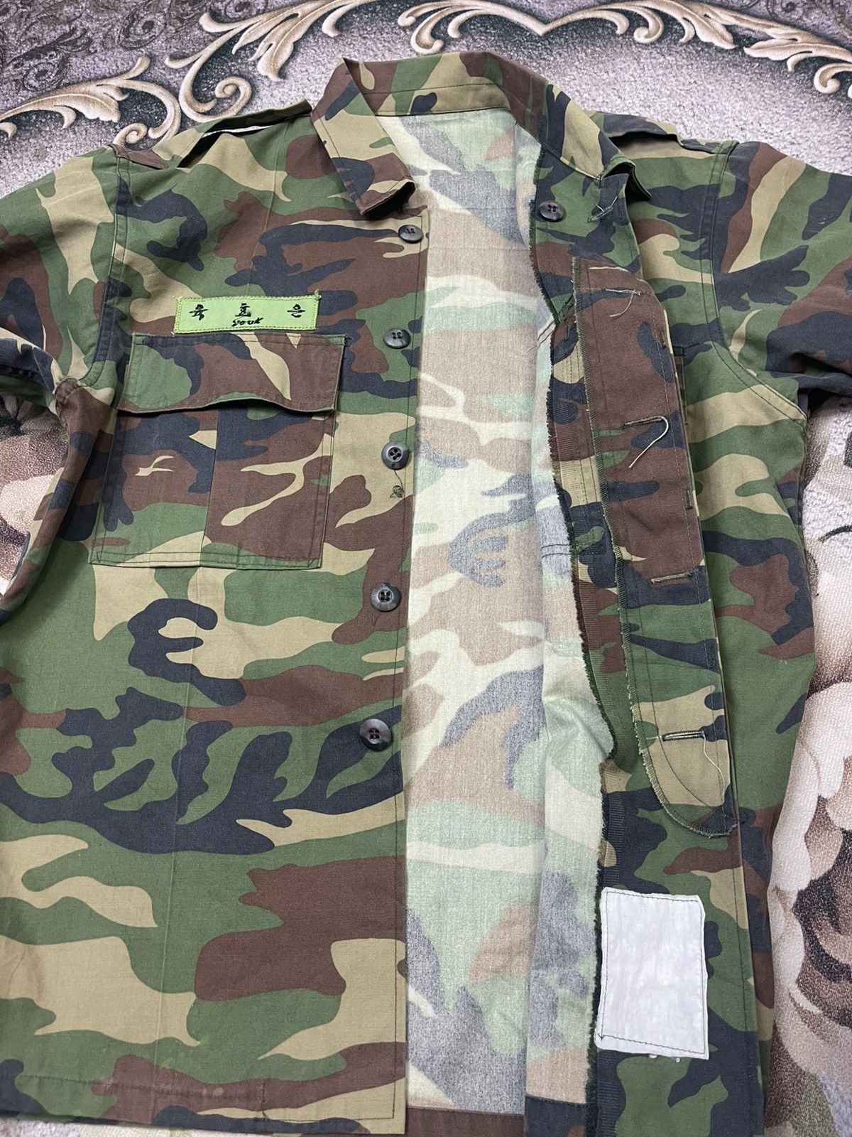 Other Vintage Army Combat Uniform S.Korea Camouflage Size US L / EU 52-54 / 3 - 10 Thumbnail