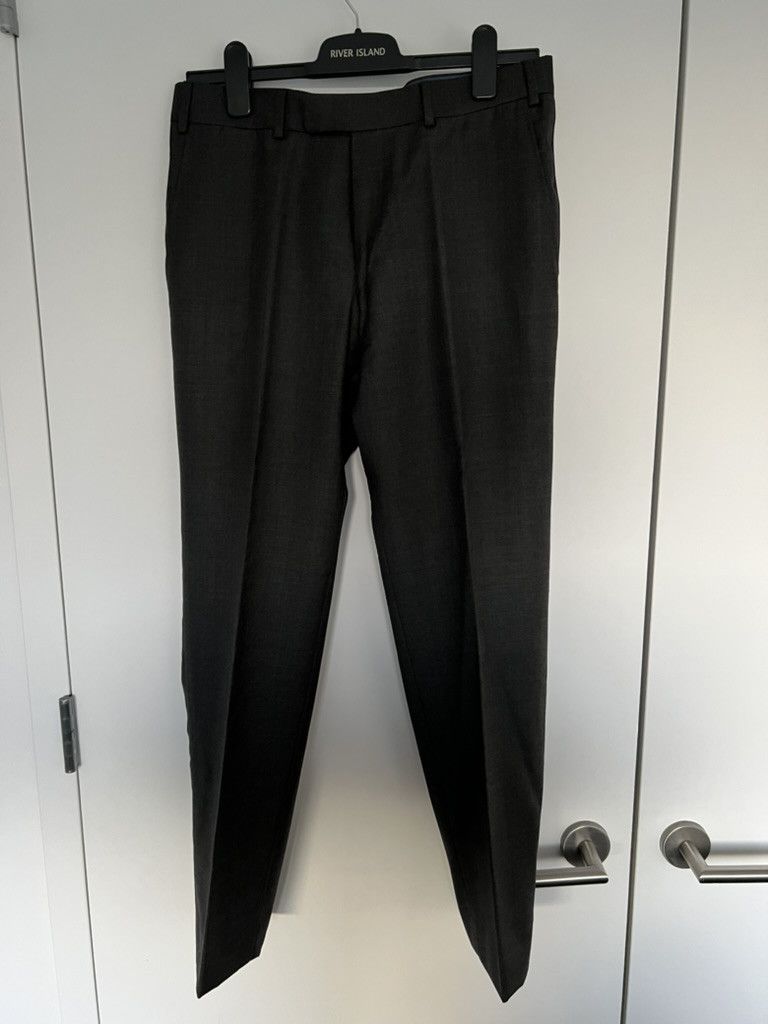 Epaulet Slim Walt Porto Trouser Grey Vitale Barberis Size 38R - 1 Thumbnail