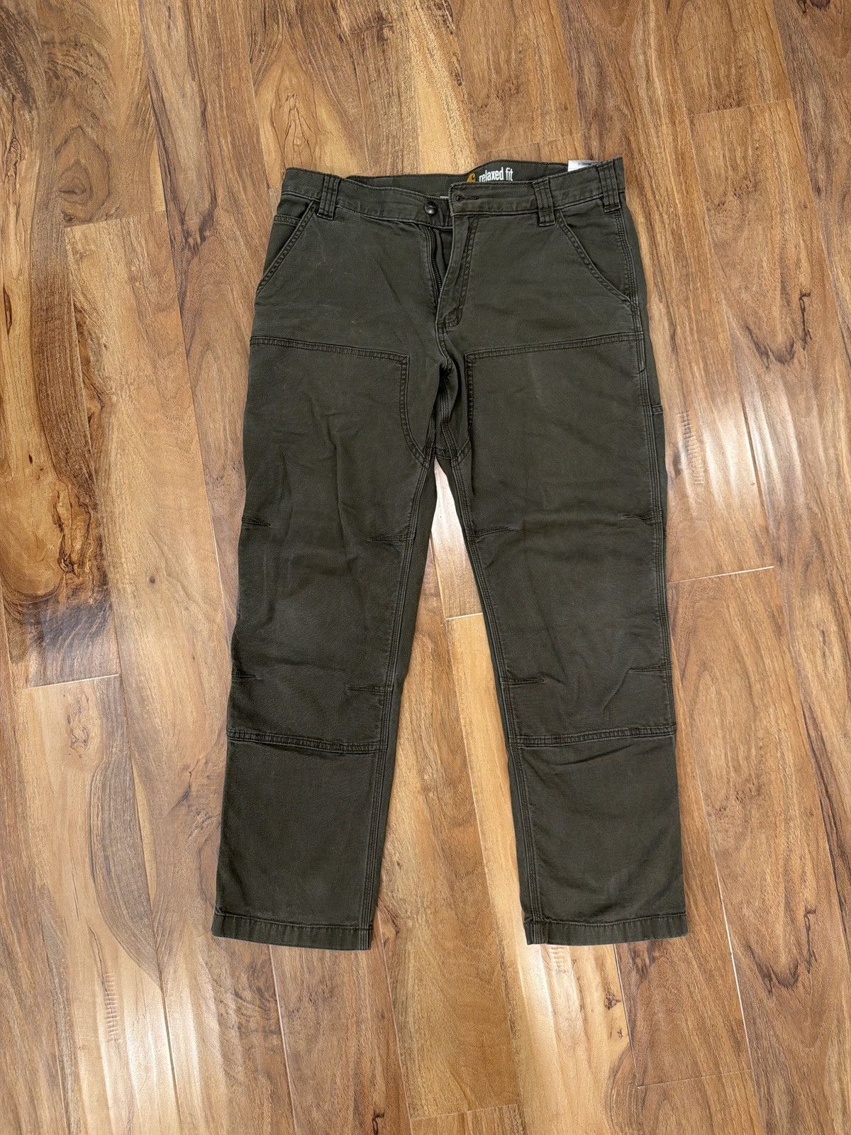 Carhartt Relaxed fit double-knee cotton trouser Size US 34 / EU 50 - 1 Thumbnail