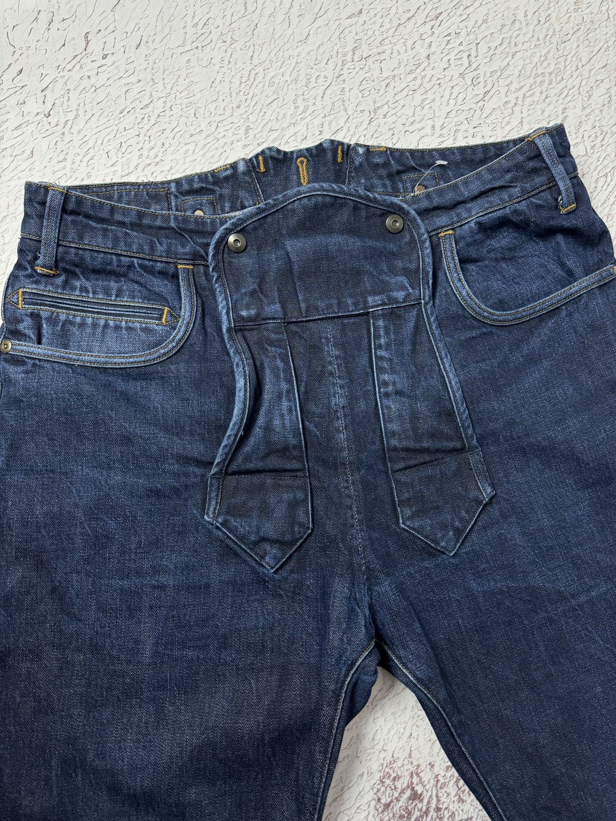 G-Star G-Star Raw KHM Loose selvedge buckle back heavy jeans Size US 34 / EU 50 - 11 Thumbnail