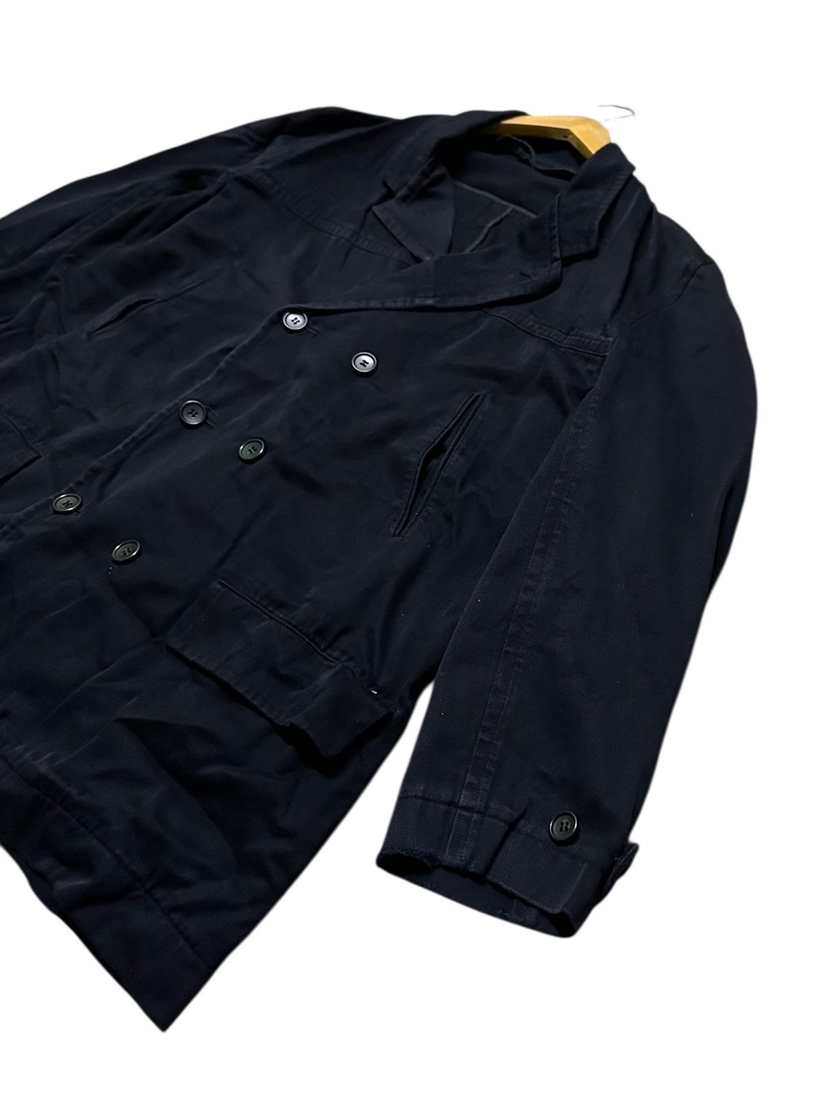 Yohji Yamamoto Y’bis Yohji Yamamoto double button coat Size US L / EU 52-54 / 3 - 3 Thumbnail