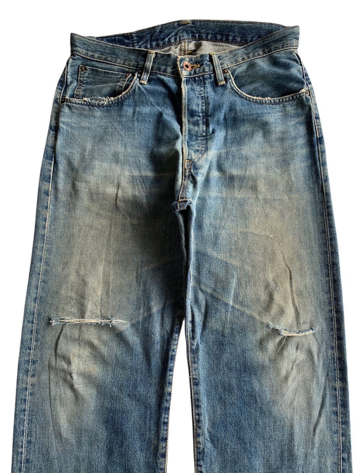 Other VINTAGE EDWIN 505X RUSTY SELVEDGE JAPANESE DISTRESSED DENIM Size US 33 - 6 Thumbnail