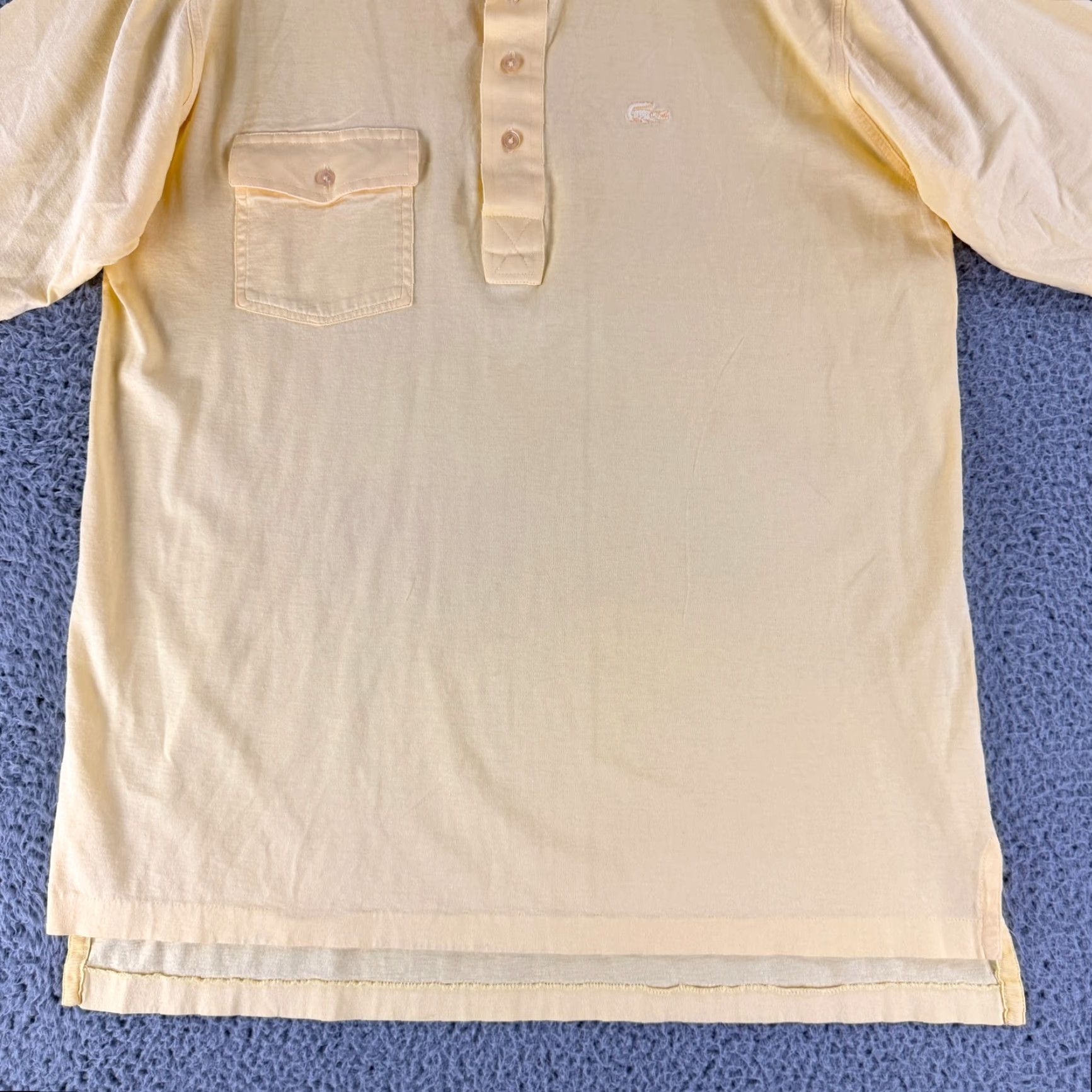 Lacoste Lacoste Club Polo Shirt Mens Large Yellow 100% Cotton Lisle Mercerized SS Polo Shirt Mens Yellow Lacoste Club Lisle Mercerized 100% Cotton Stainless? Size US L / EU 52-54 / 3 - 4 Thumbnail