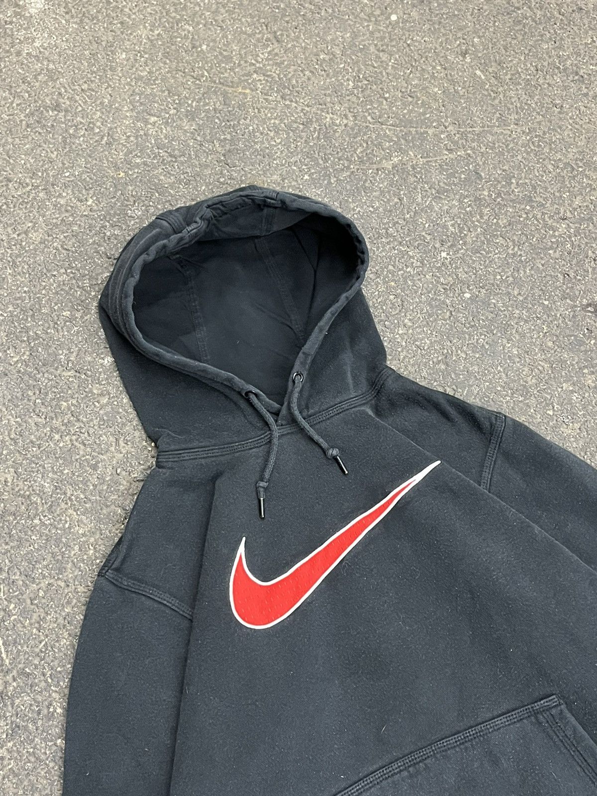 Nike × Vintage Nike big swoosh center swoosh y2k hoodie streetwear hype Size US M / EU 48-50 / 2 - 3 Thumbnail