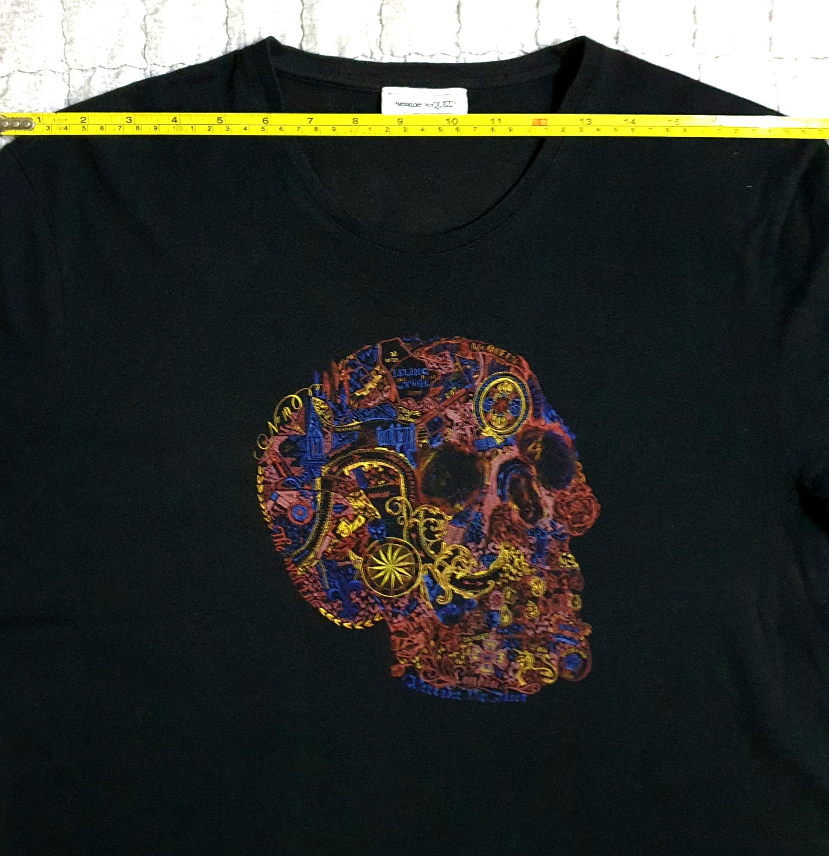 Alexander McQueen Alexander McQueen London Map Skull rare tee Size US S / EU 44-46 / 1 - 11 Thumbnail