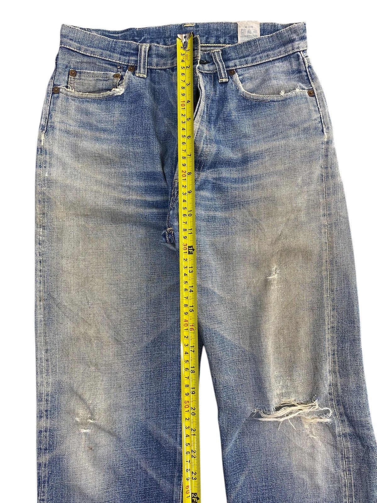 Japanese Brand Japanese Brand Faded Wash Style Ripped Jeans Size US 28 / EU 44 - 6 Thumbnail