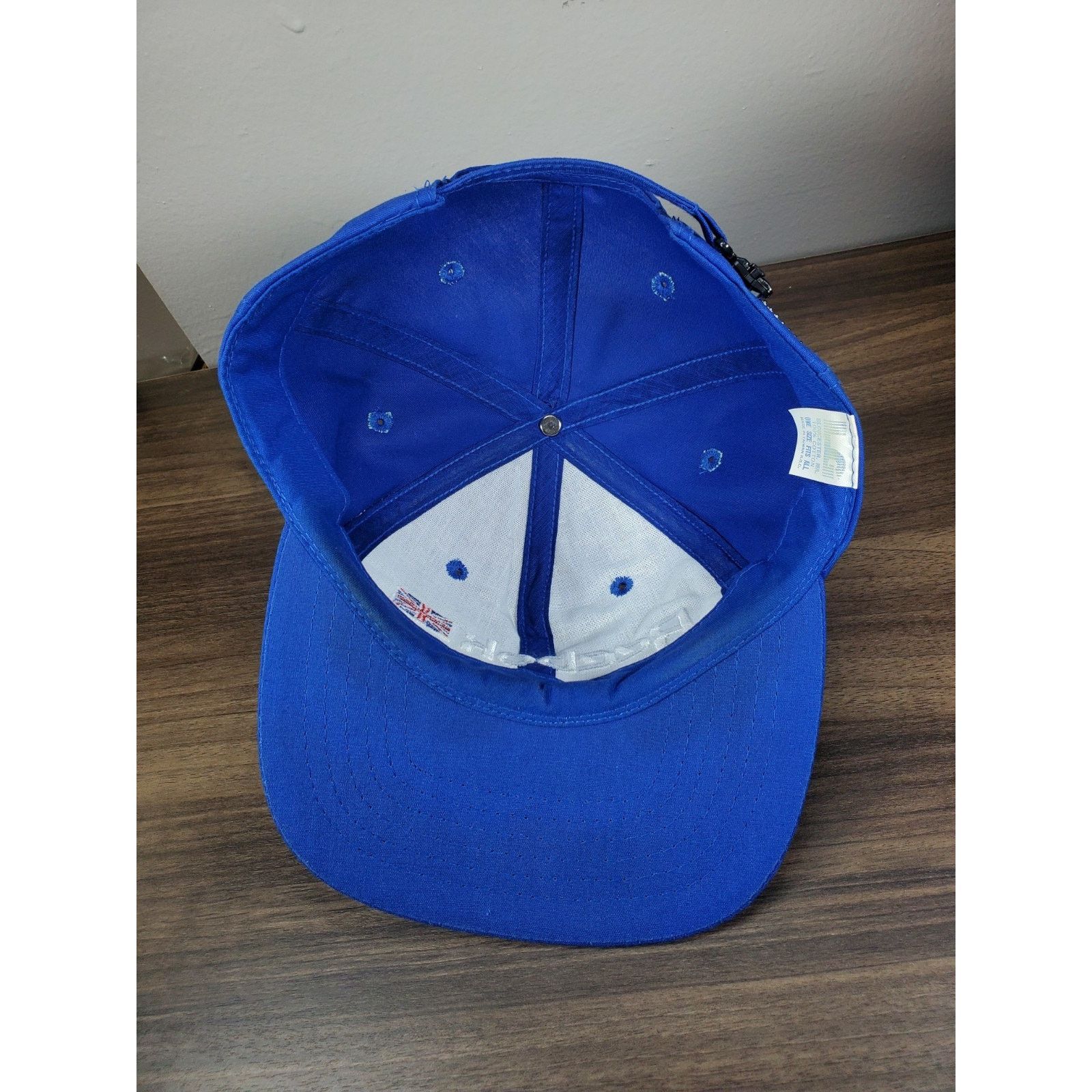 Reebok × Vintage Vintage REEBOK Hat Blue Slide Adjustable Baseball Cap 90s Size ONE SIZE - 10 Thumbnail