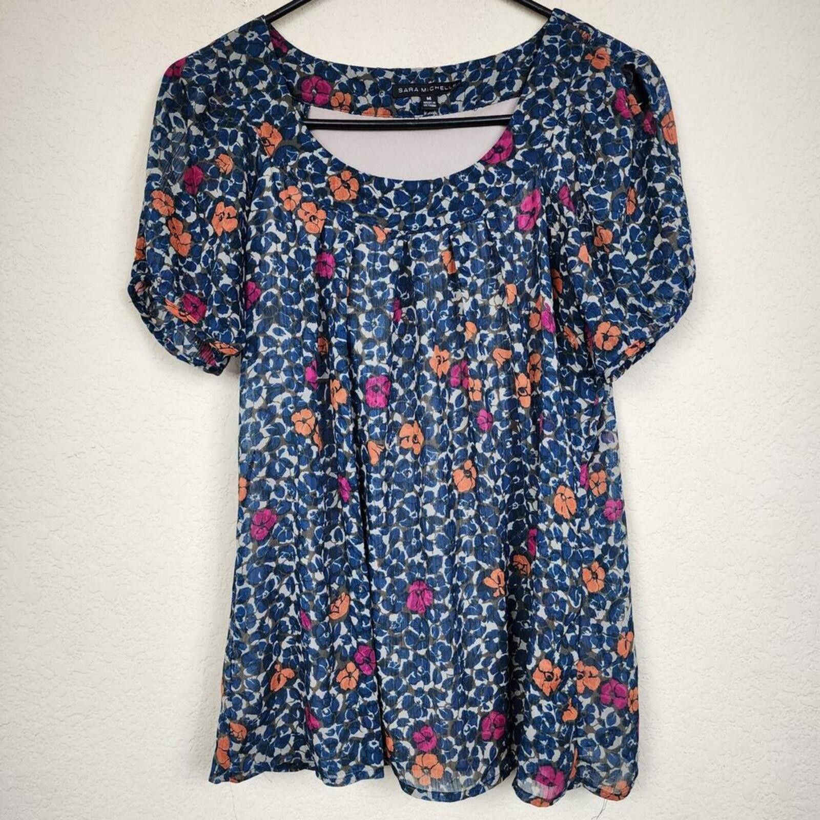Other Sara Michelle Medium Cold Shoulder Blouse Size M / US 6-8 / IT 42-44 - 1 Thumbnail