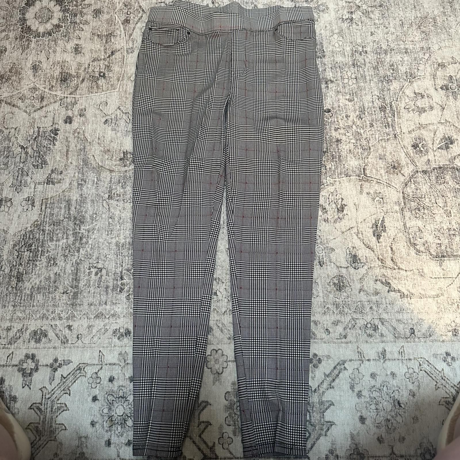 Seven 7 Seven7 Stylish Plaid Trousers - XL Size 40" / US 18 - 1 Thumbnail