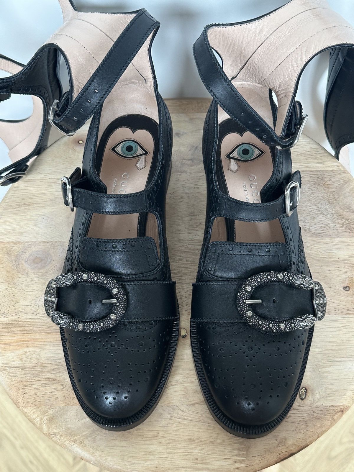Gucci Gucci Queercore Leather Knee High Boots Shoes With Box Size US 6.5 / IT 36.5 - 12 Thumbnail