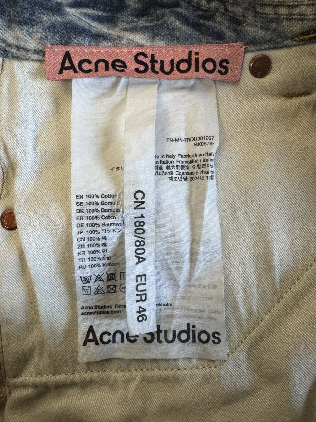 Acne Studios acne studios tromp l‘oeil pants Size US 31 - 6 Thumbnail