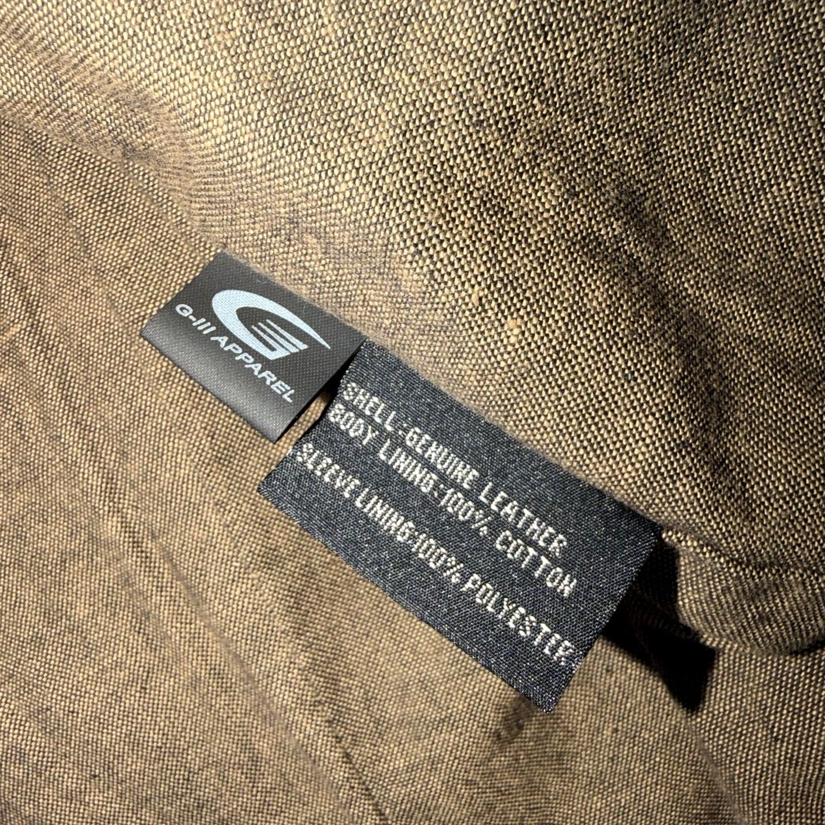 Kenneth Cole VINTAGE Kenneth Cole Reaction Jacket Mens Medium Brown Leather Moto Biker Full Zip Jacket Size US M / EU 48-50 / 2 - 7 Thumbnail